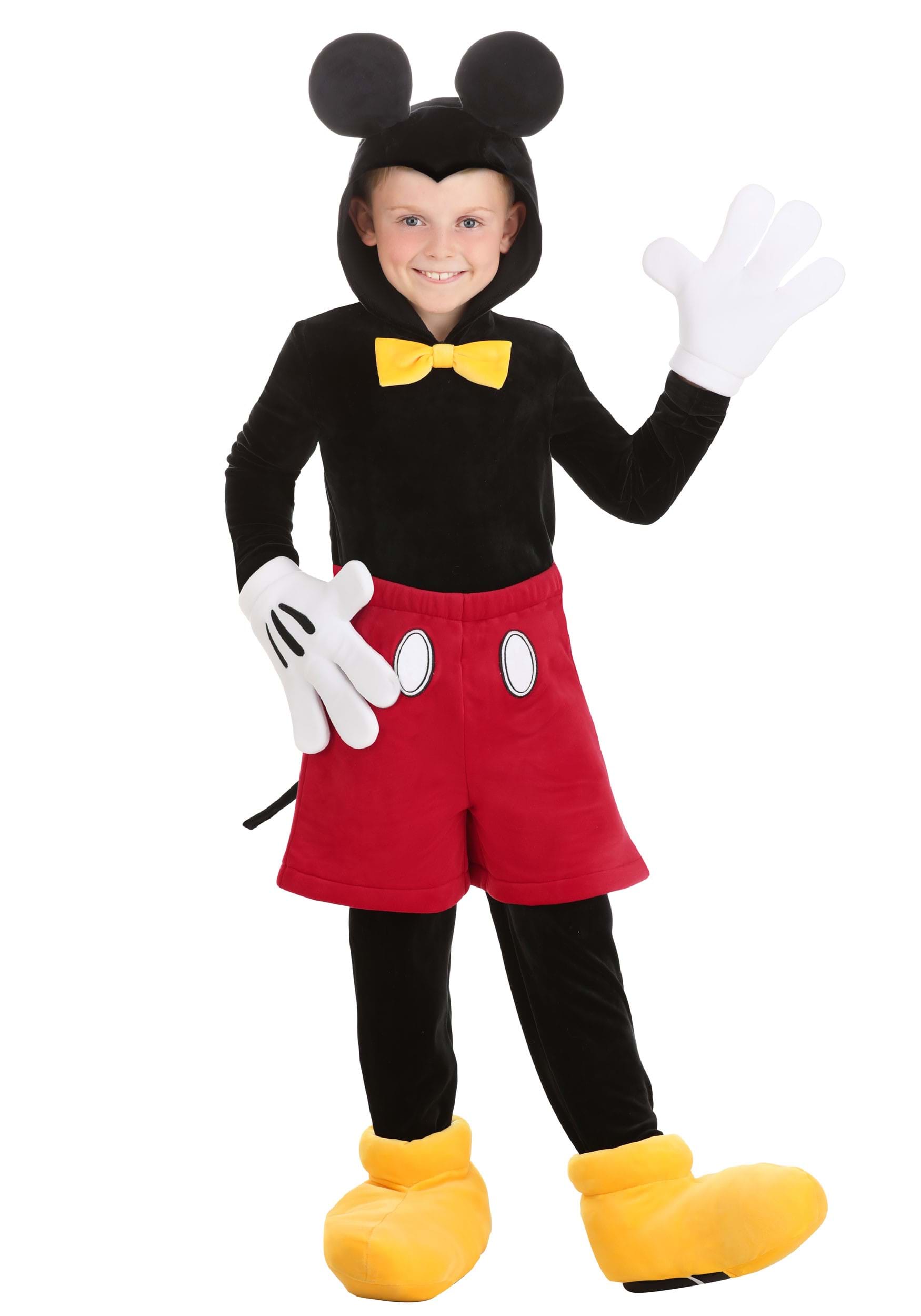 Photos - Fancy Dress Disney FUN Costumes Kid's Deluxe Mickey Mouse Costume Black/Red/Yellow FU 