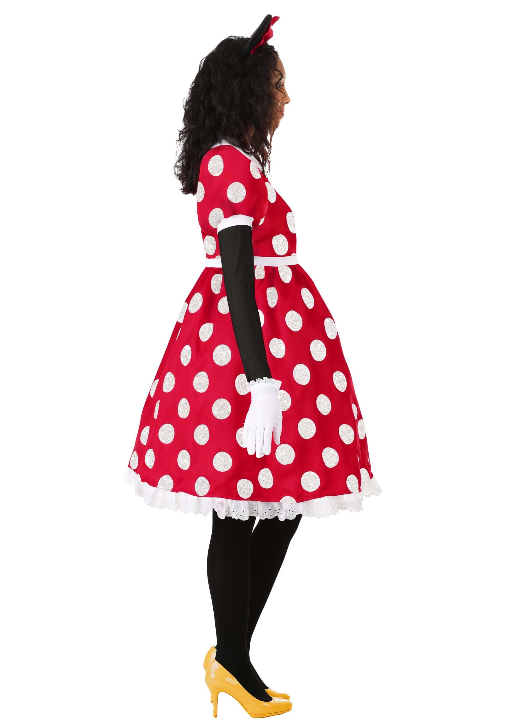 Deluxe Disney Minnie Mouse Women's Costume , Adult Disney Costumes