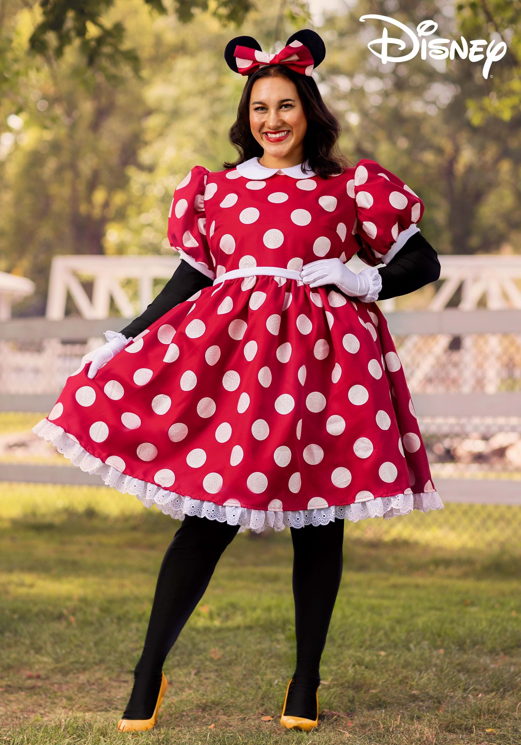 Plus Size Deluxe Minnie Mouse Costume For Women Disney Costumes