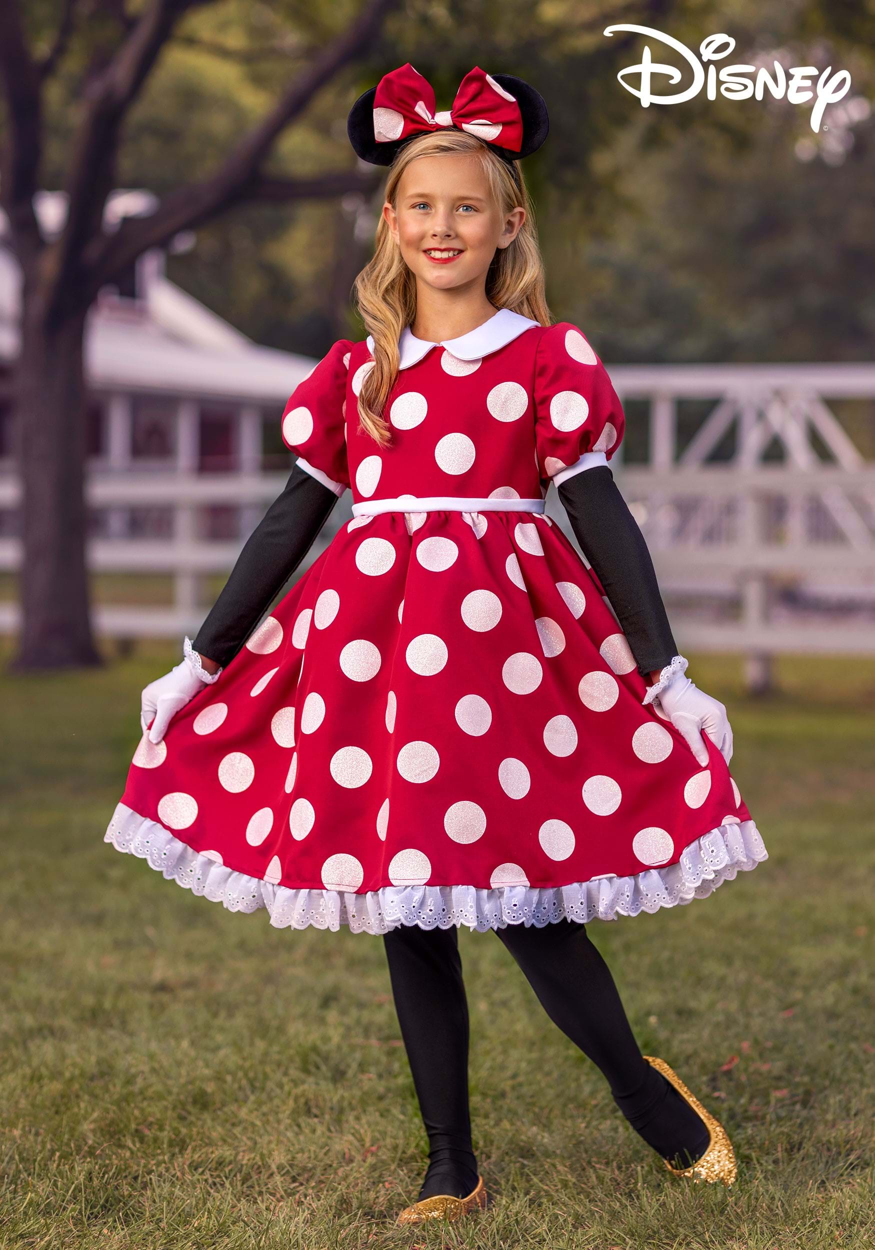 Girl's Deluxe Disney Minnie Mouse Costume