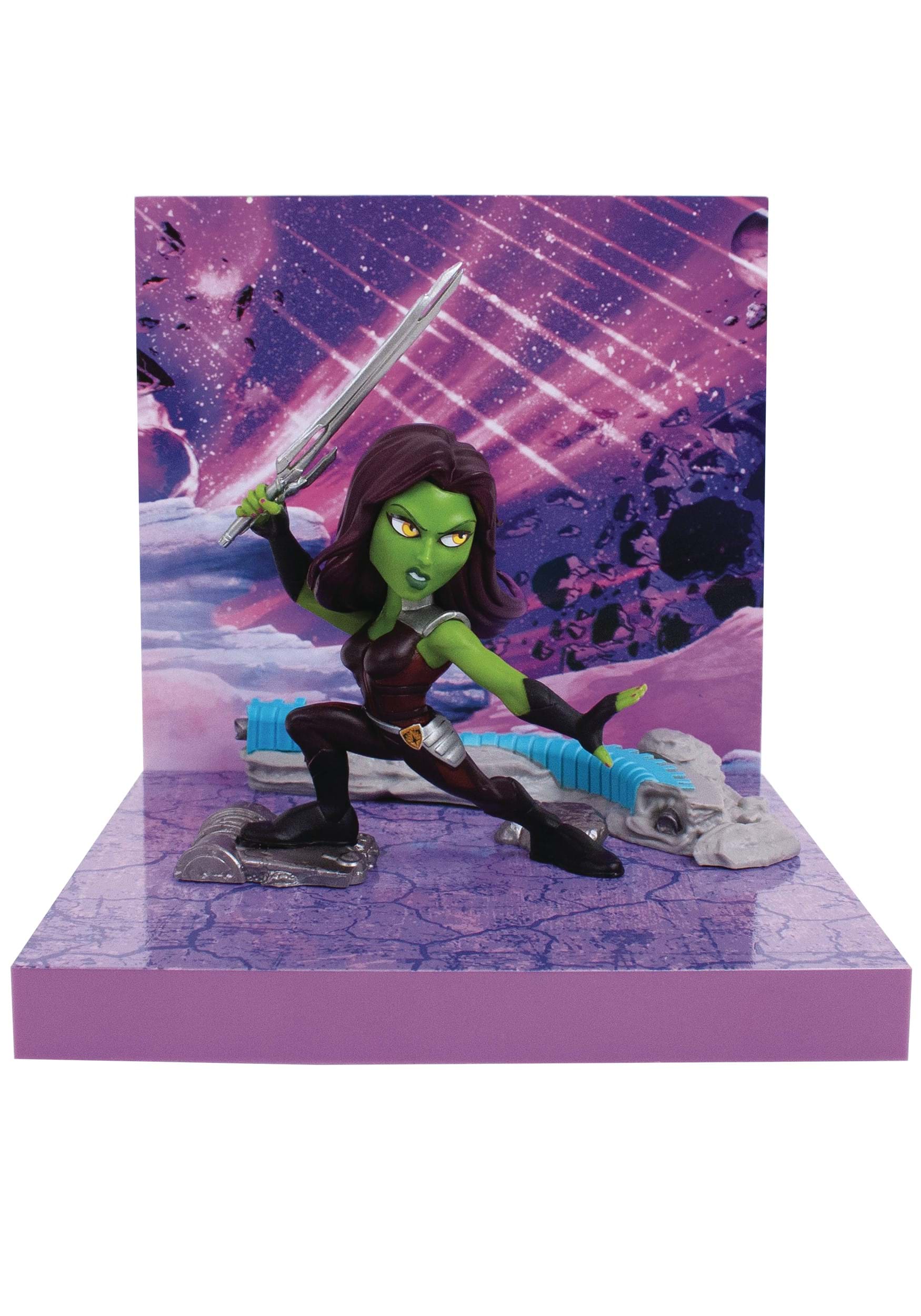 The Loyal Subjects Superama Gamora Marvel Figural Diorama