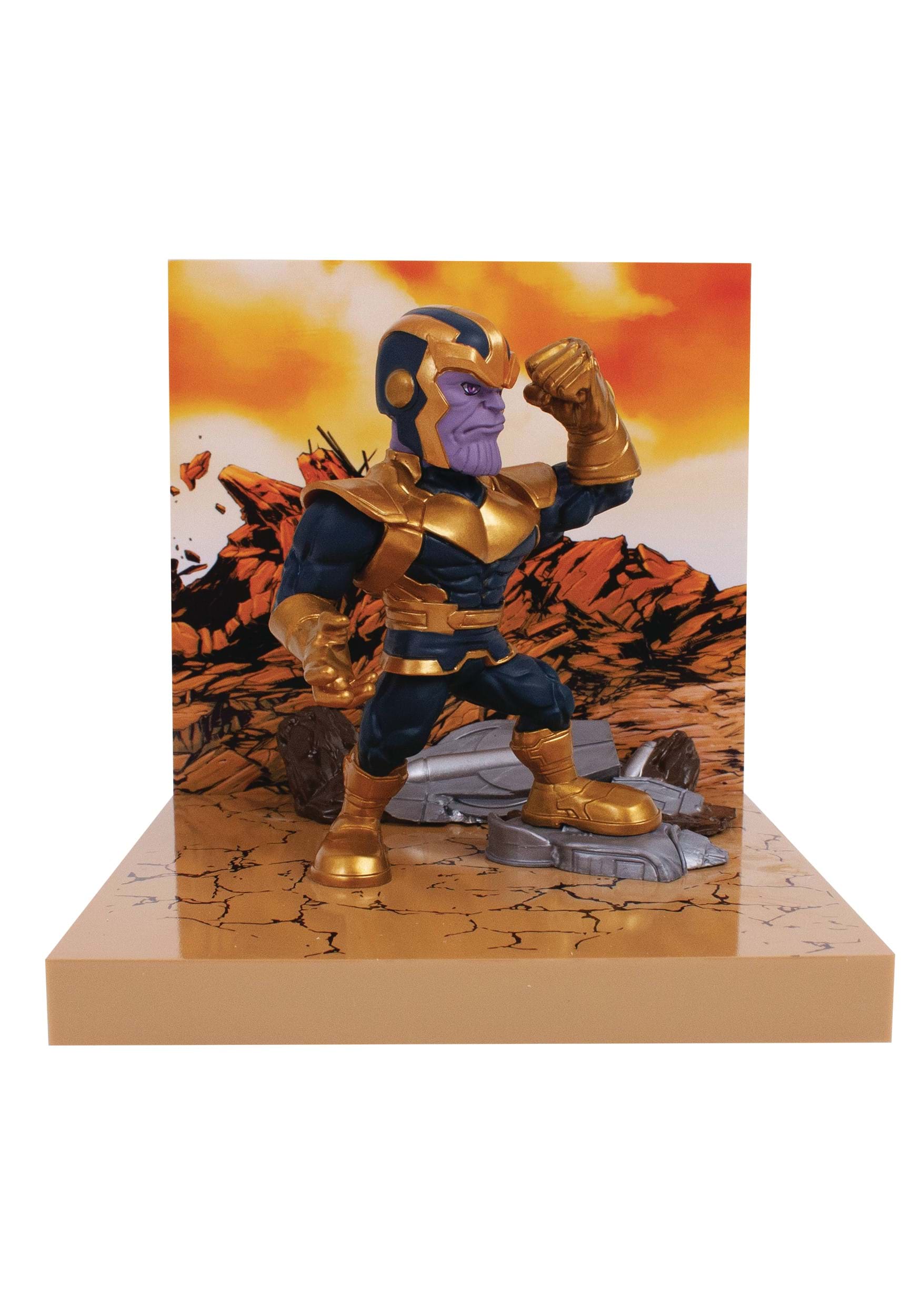 Marvel The Loyal Subjects Superama Thanos Figural Diorama
