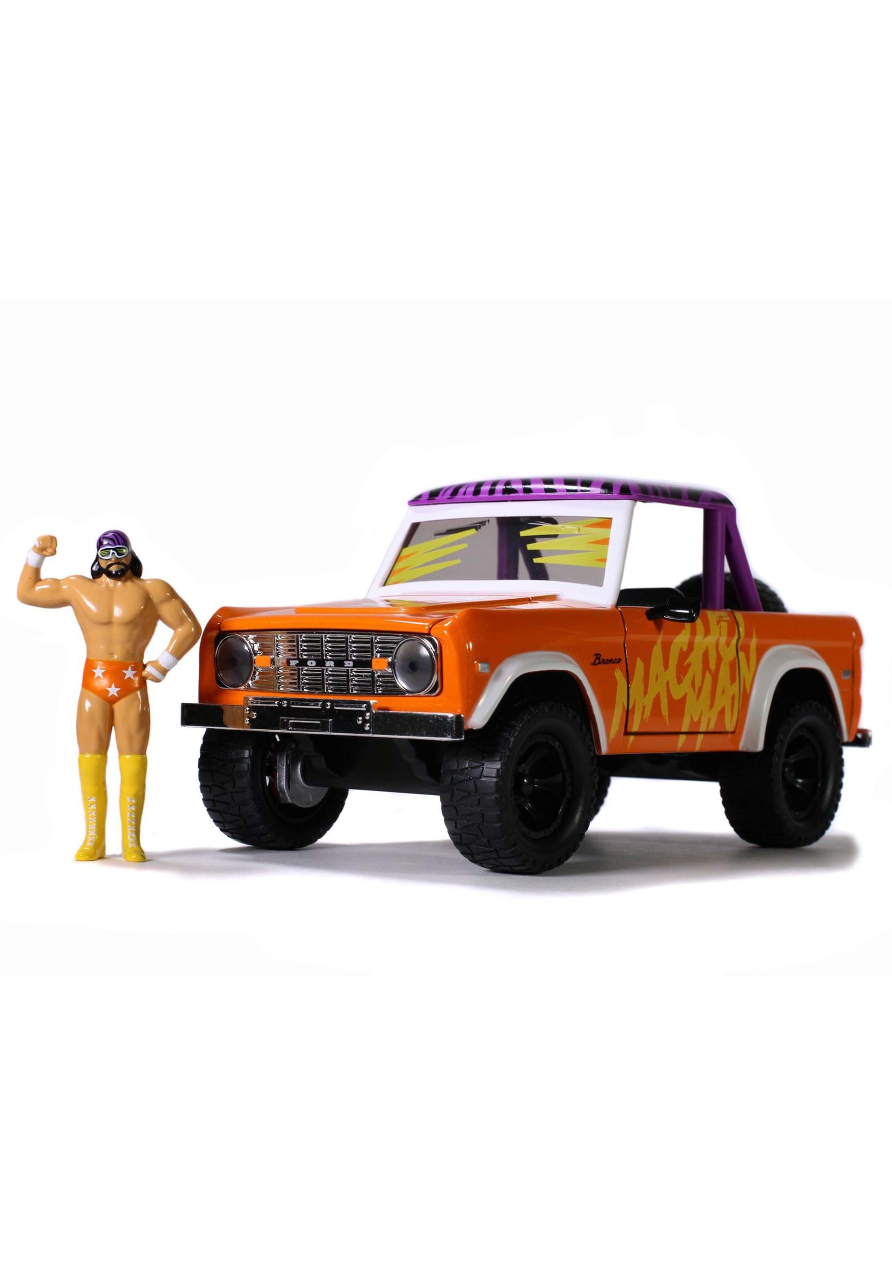 1:24 WWE Hollywood Rides 73 Ford Bronco with Macho Man