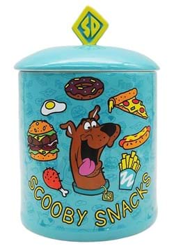 Scooby Doo Food Pattern Ceramic Cookie Jar