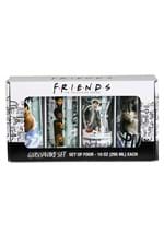 4 Pc Friends Scene Quotes Glass Tumbler Set-1