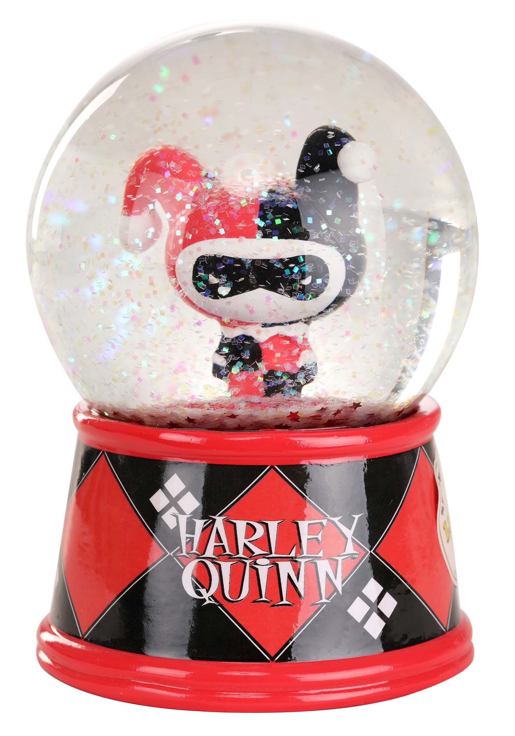 6 inch Chibi Harley Quinn Light Up Snow Globe