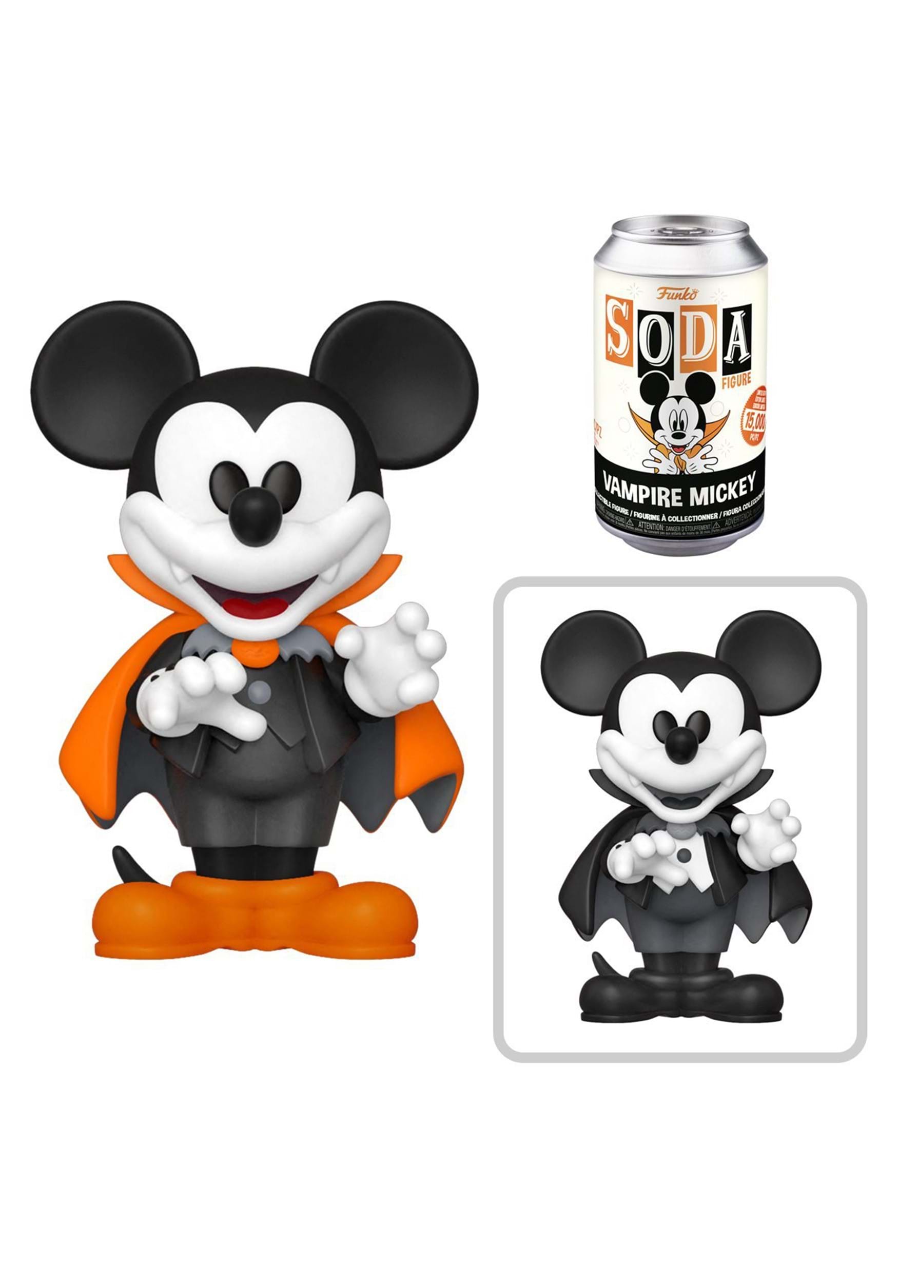 Funko Vinyl SODA: Vampire Mickey- Mickey Mouse Figure