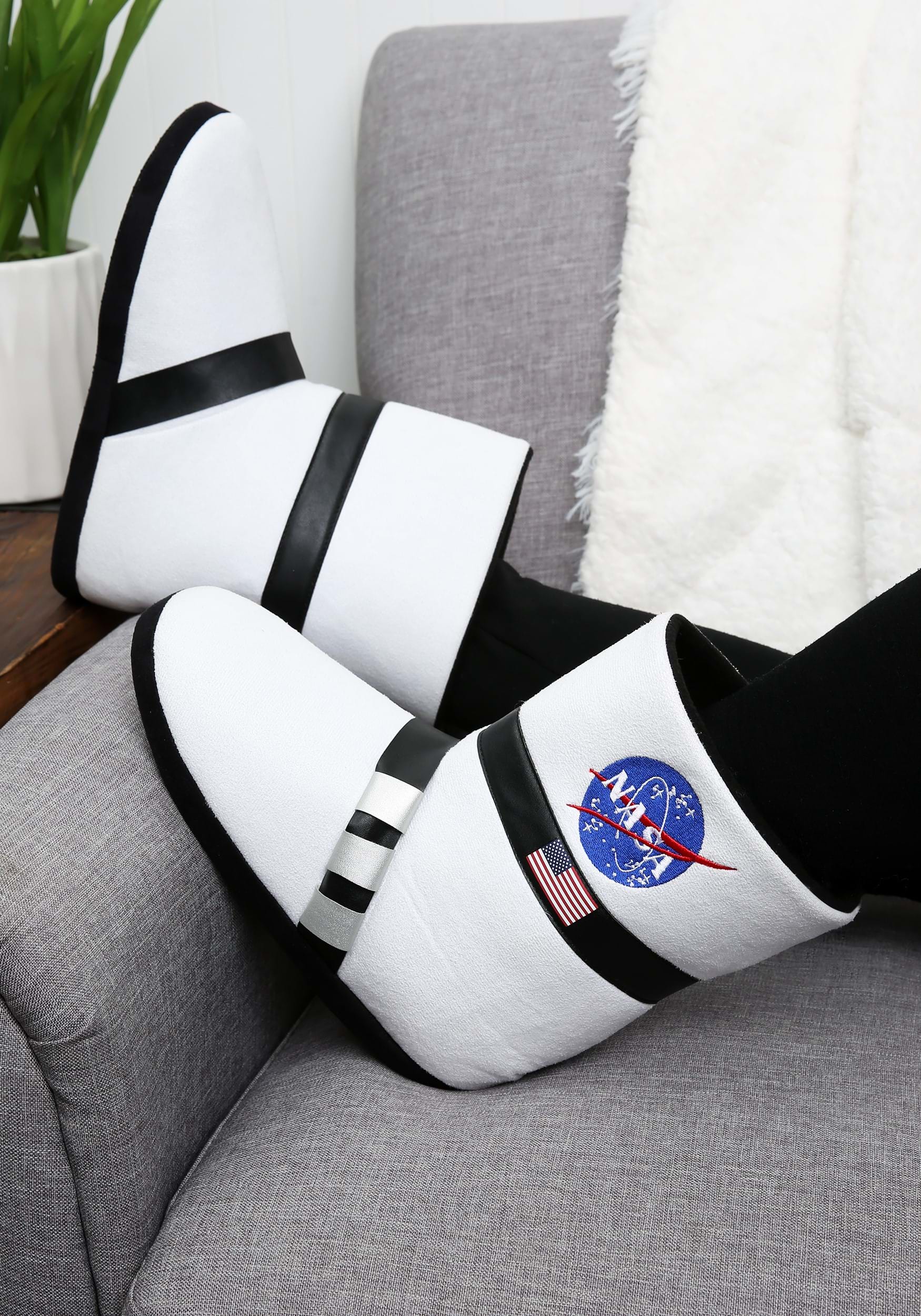 Adult NASA Astronaut Boot Slippers , Adult Slippers