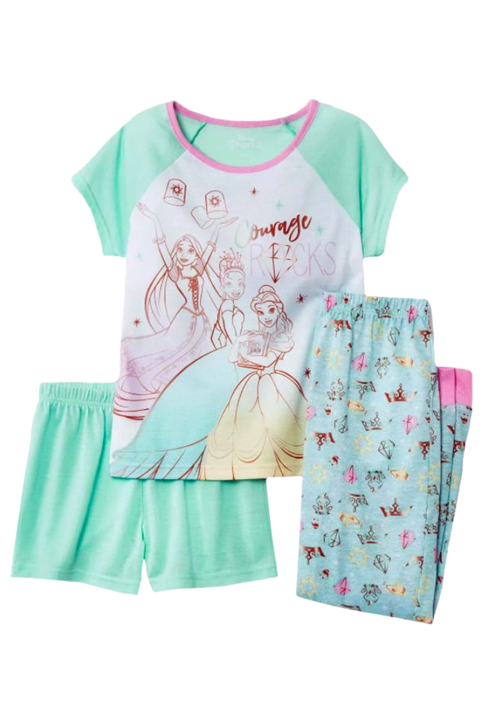 3 Piece Girls Disney Princess Sleep Set | Disney Princess Apparel