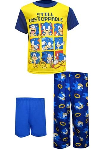 3 Piece Boys Sonic Unstoppable Sleep Set