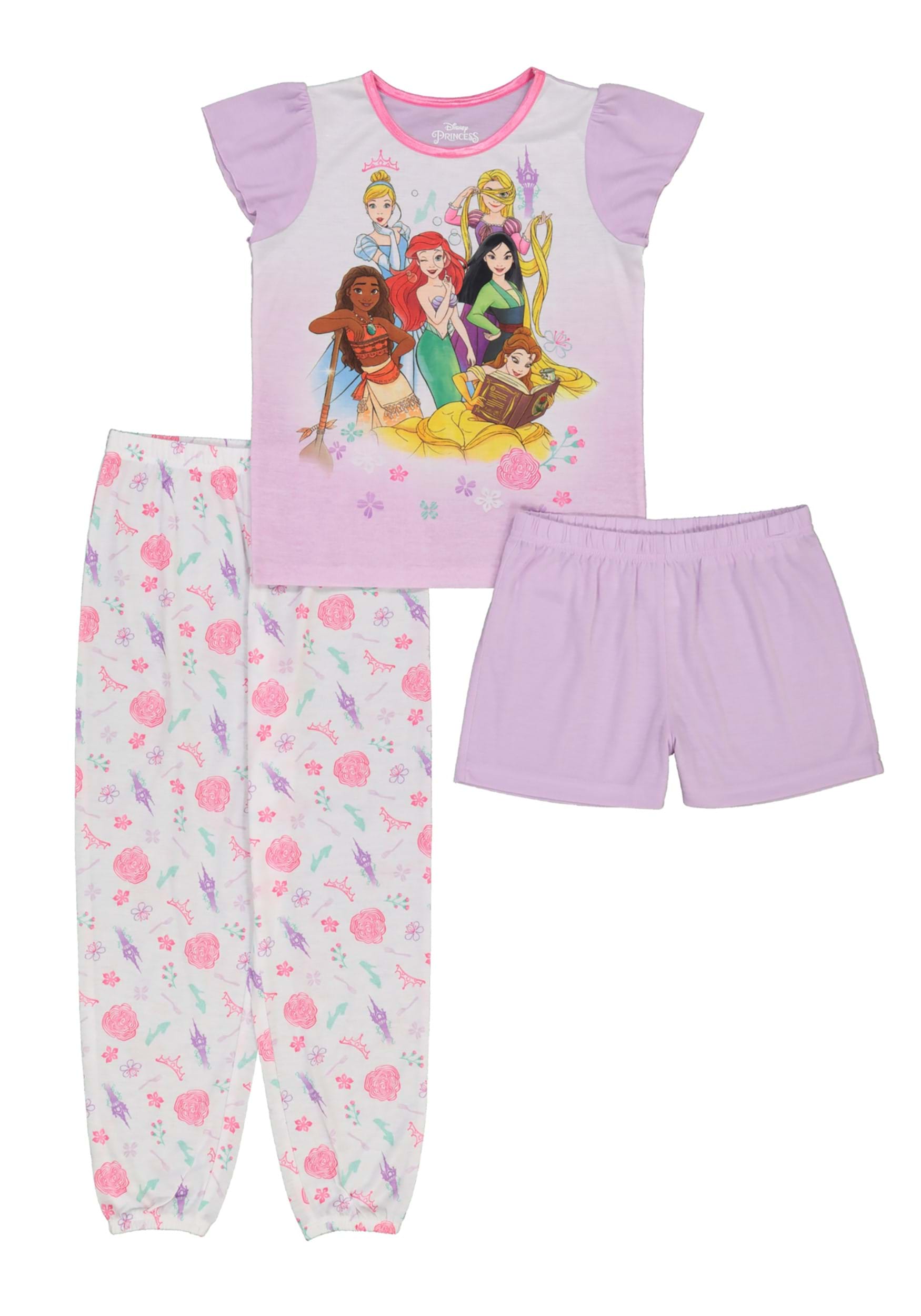 Disney Precious Princess 3 Pc Toddler Girls Sleep Set