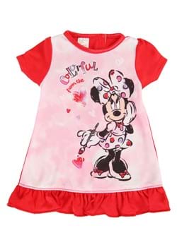 Toddler Girls Minnie Colorful Dorm Nightgown