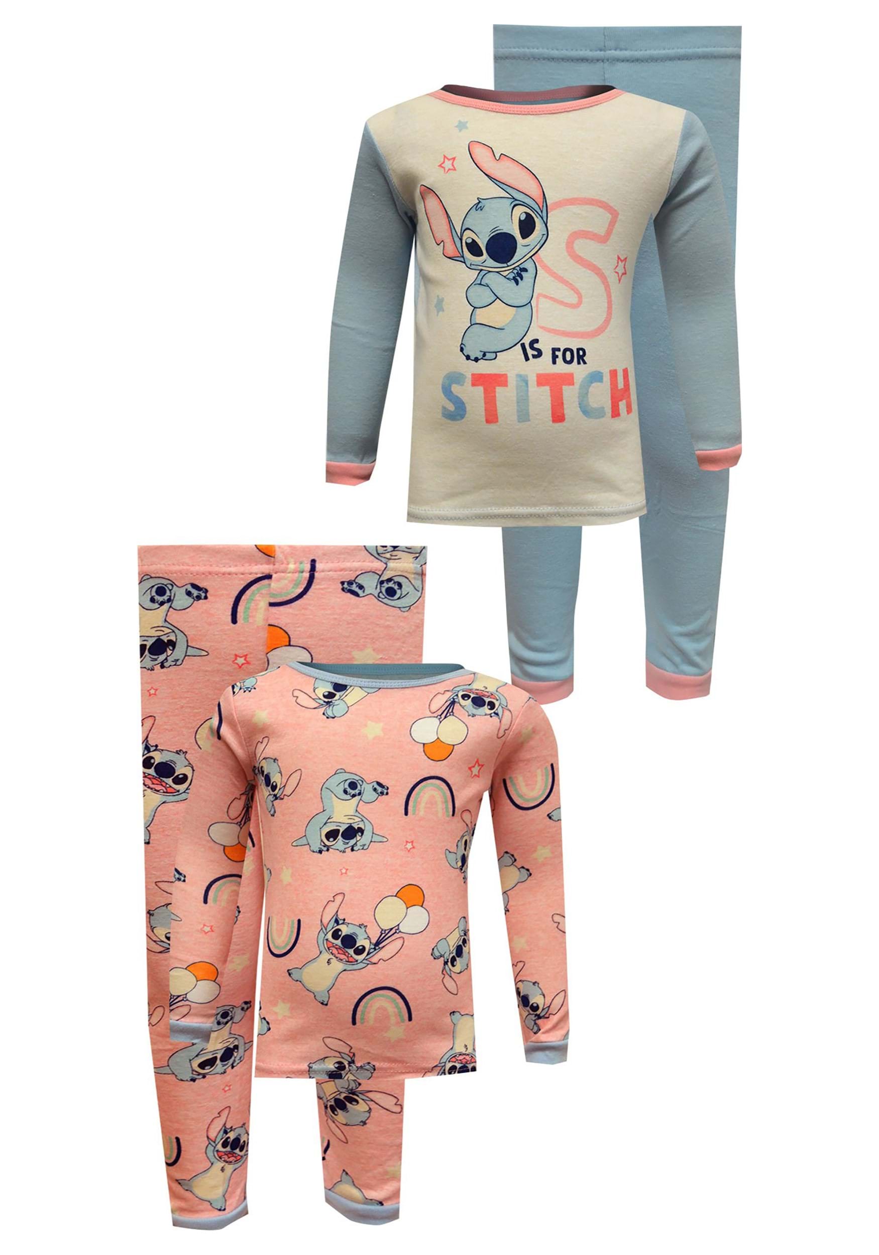 4 Piece Toddler Stitch Sleep Set | Disney PJs