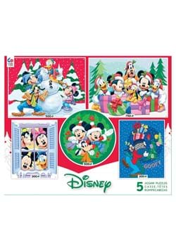 5 in 1 300 500 750 Piece Disney Multi Pack Holiday Puzzle