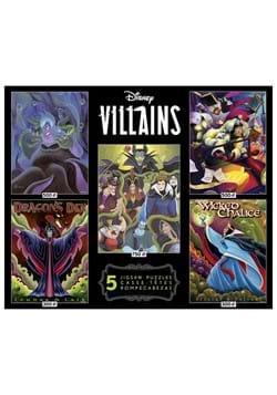 5 in 1 300 500 750 Piece Disney Multi-Pack Villains