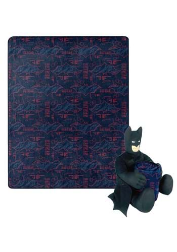 Batman Cyber Symbols Character Hugger Pillow and Throw