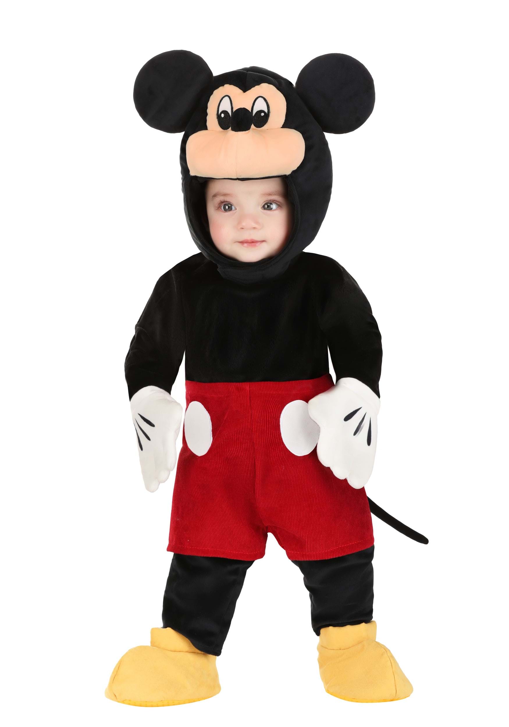 Photos - Fancy Dress FUN Costumes Snuggly Mickey Mouse Infant Costume Black/Red/Yellow