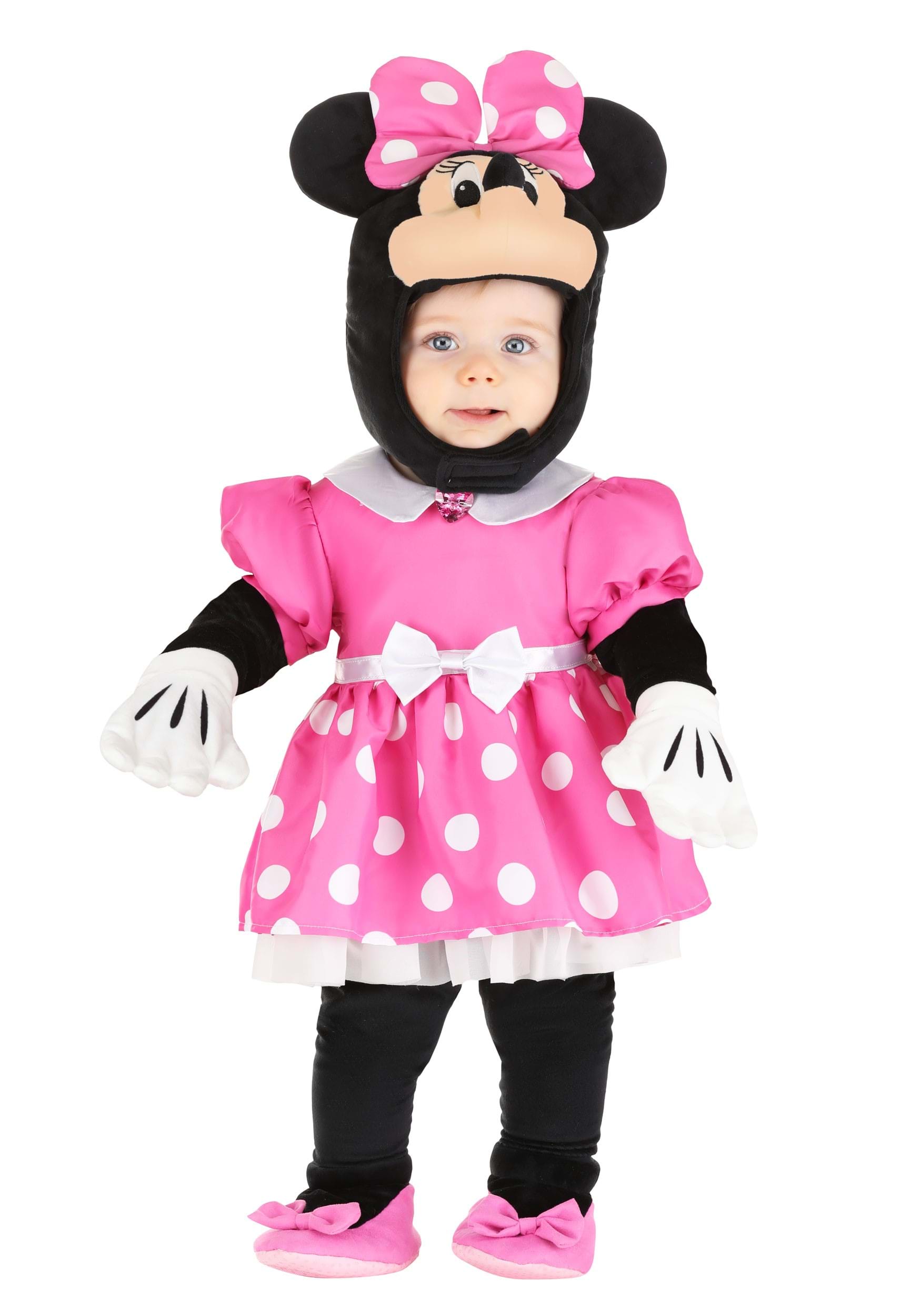 Photos - Fancy Dress FUN Costumes Sweet Minnie Mouse Infant Costume Black/Pink/White FU