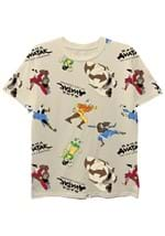 Boys Avatar The Last Airbender All Over Print Tee