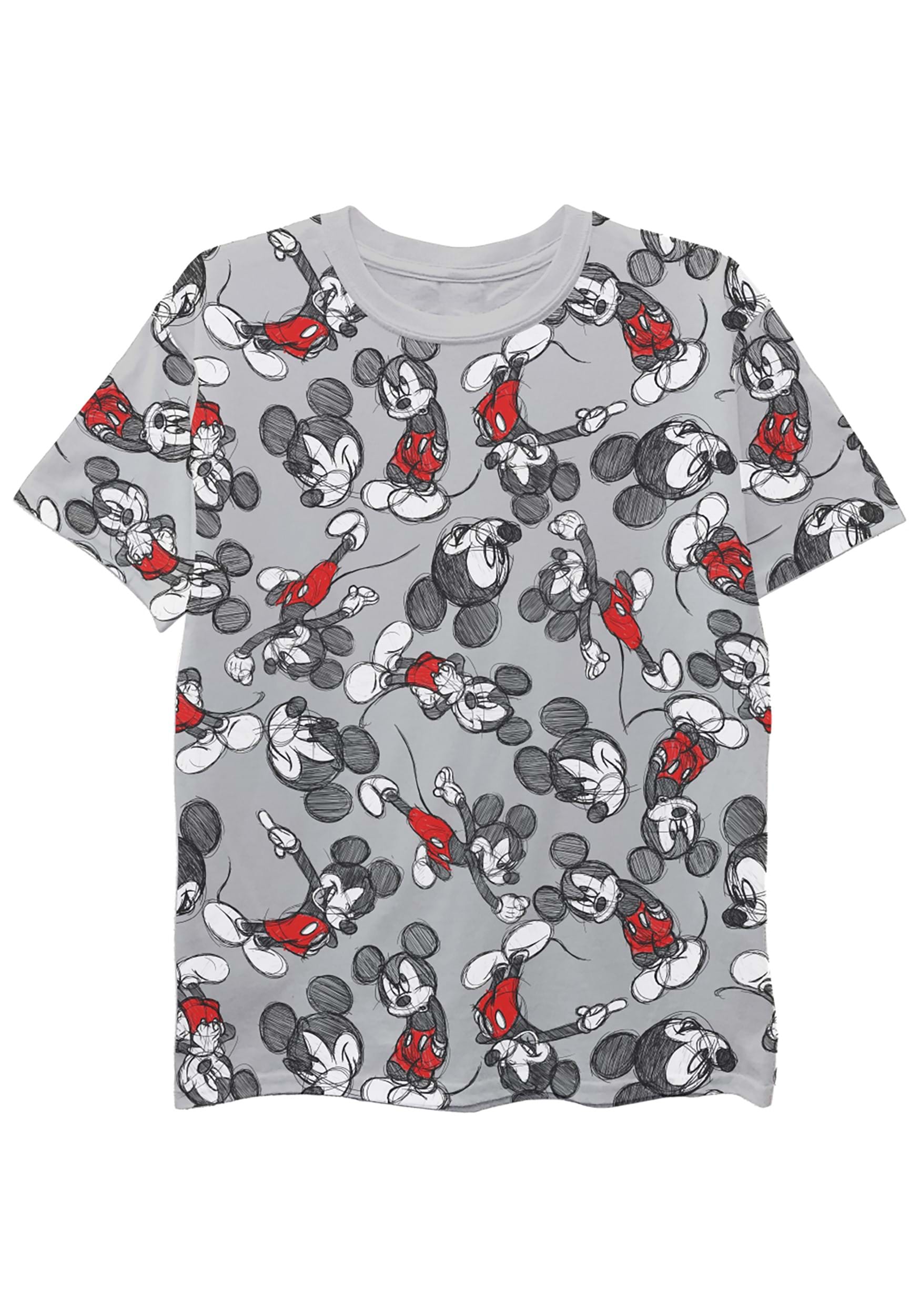 Mickey Mouse All Over Print Boys Tee