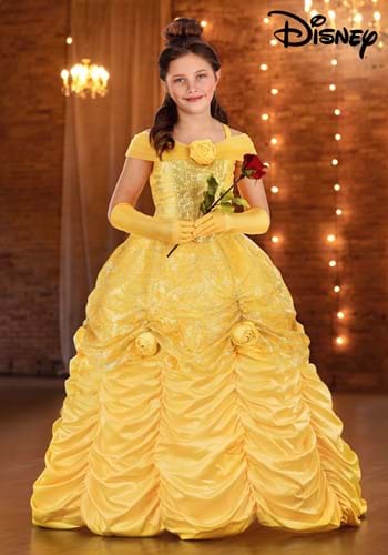 Girls Premium Disney Belle Costume