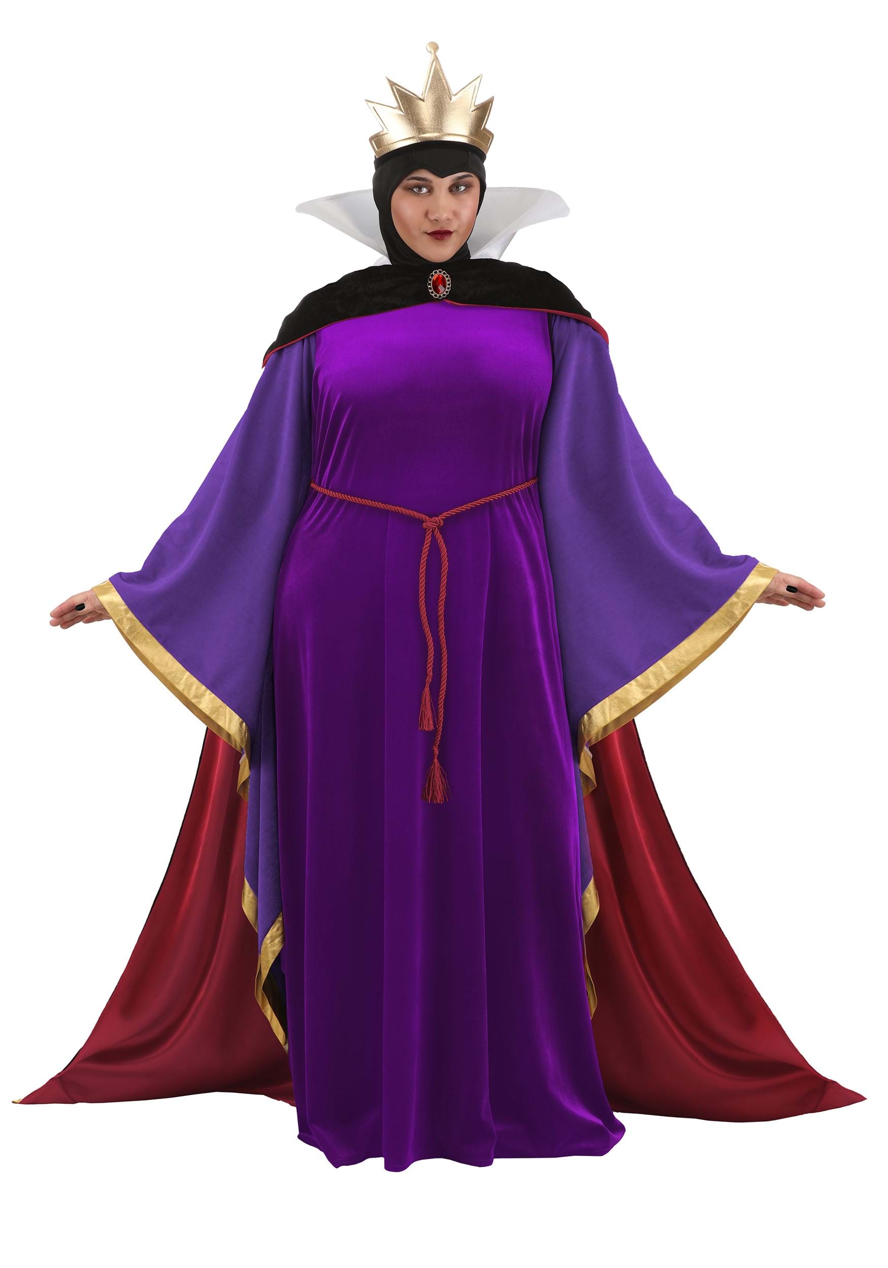 Plus Size Womens Disney Snow White Evil Queen Costume | Plus Size Disney Costumes
