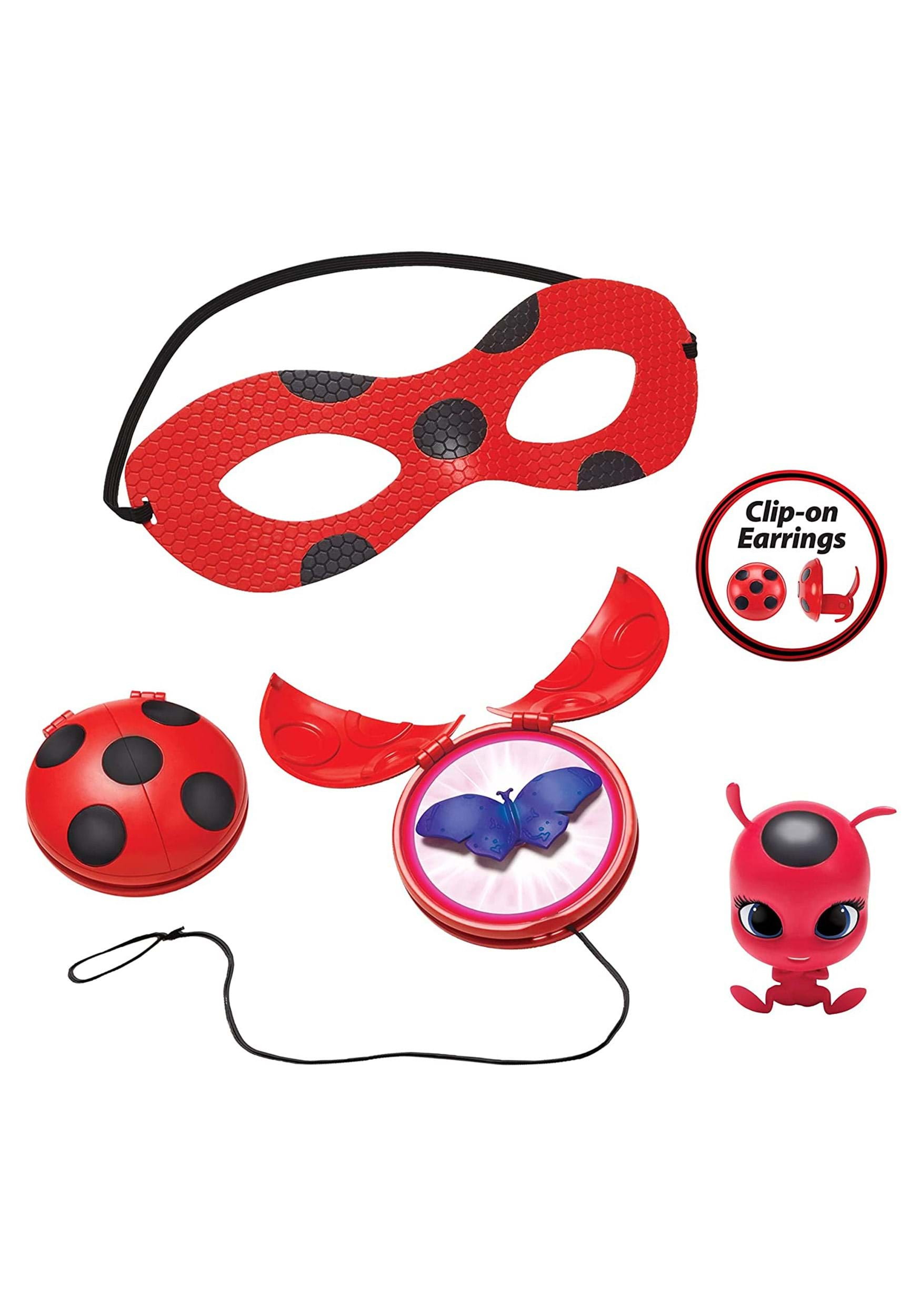 Miraculous: Tales of Ladybug Dress Up and Play Set - Red/Black for