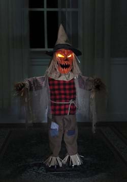 36" Twitching Scarecrow Light Up Animated Prop