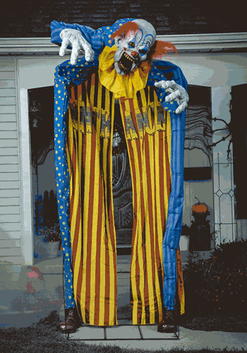 10ft Looming Clown Animated Archway Prop-0