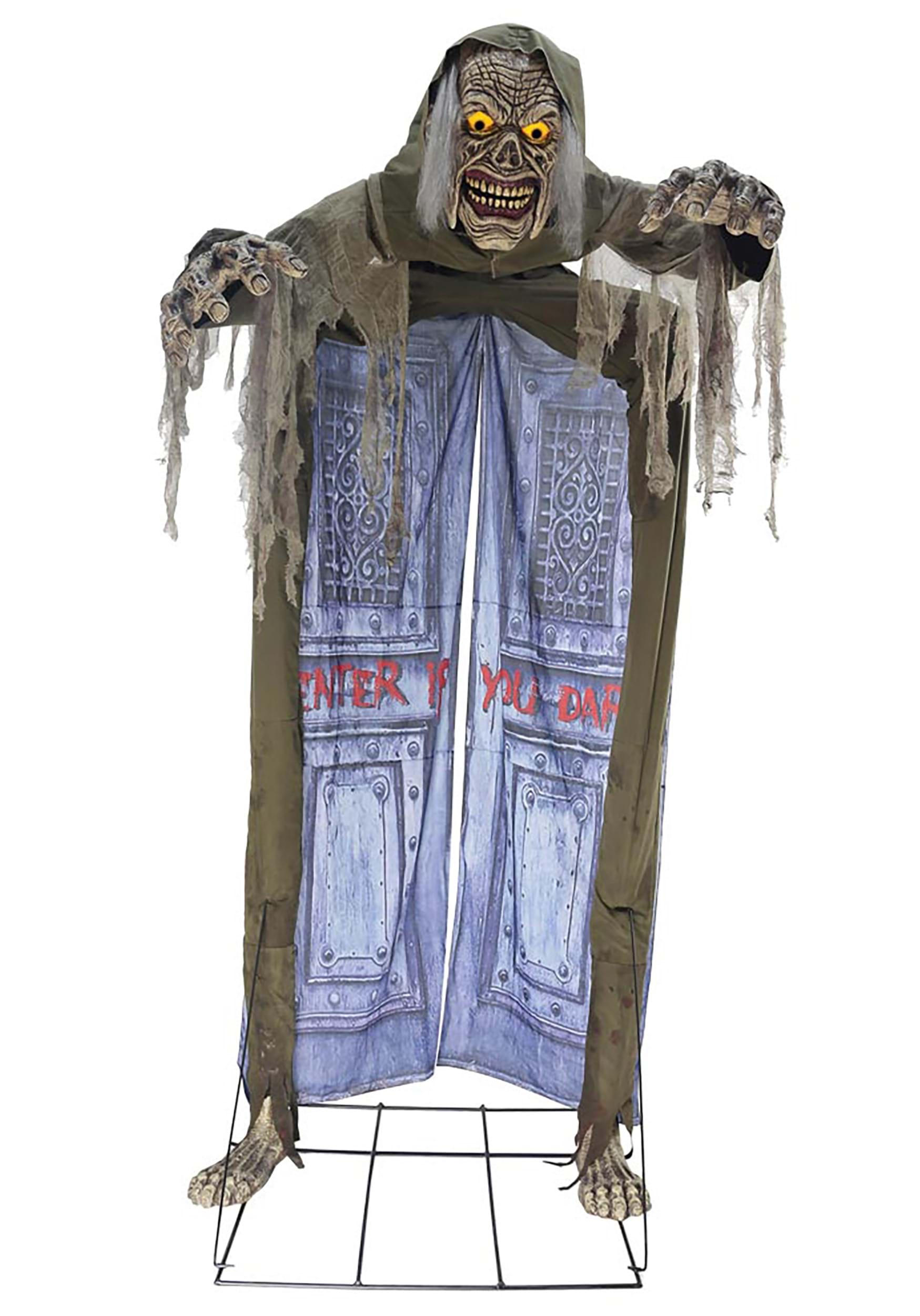 10 Foot Looming Ghoul Animated Archway Prop