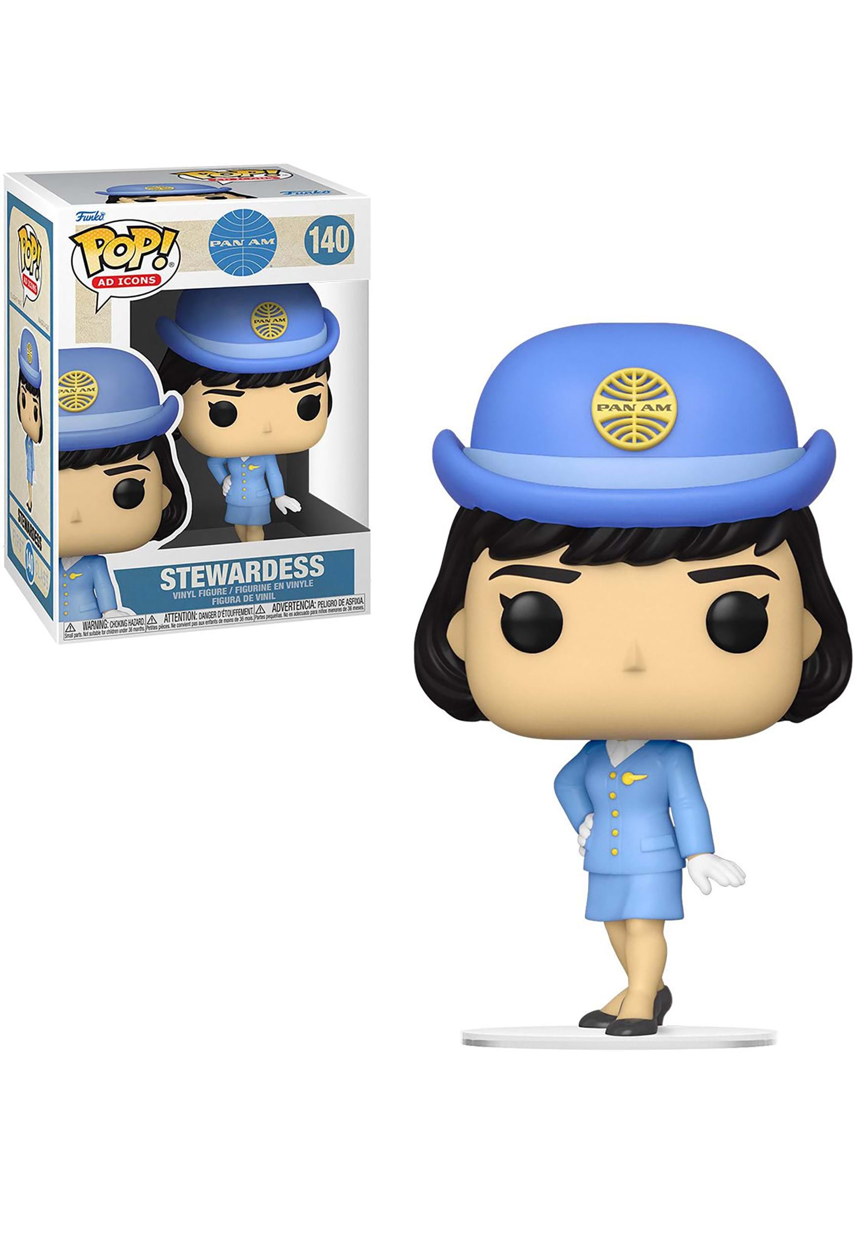 Funko POP! Ad Icons: Pan Am- Stewardess without Bag Figure