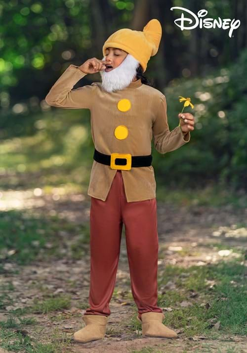 Kids Disney Snow White Sneezy Dwarf Costume