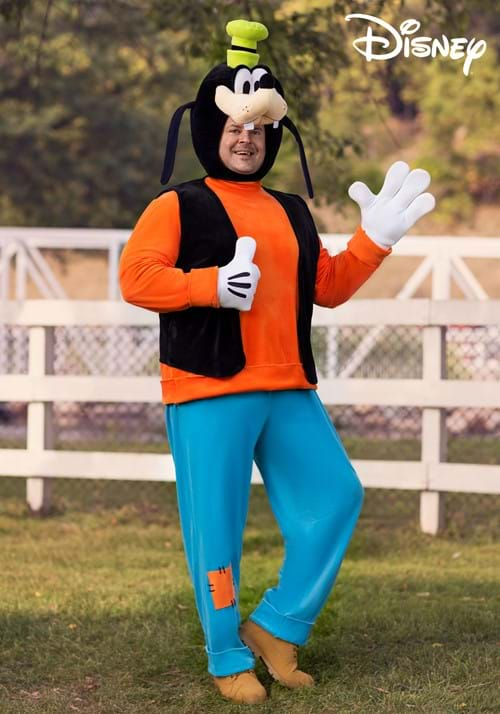 Plus Size Men's Deluxe Goofy Costume