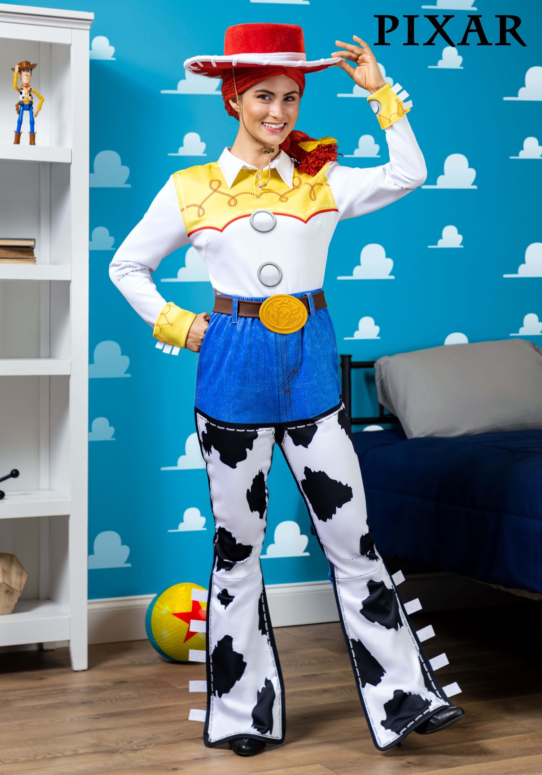 Jessie cosplay adult costume , Toy Story, Woody, Buzz Lightyear, cowgirl,  fancy dress, …