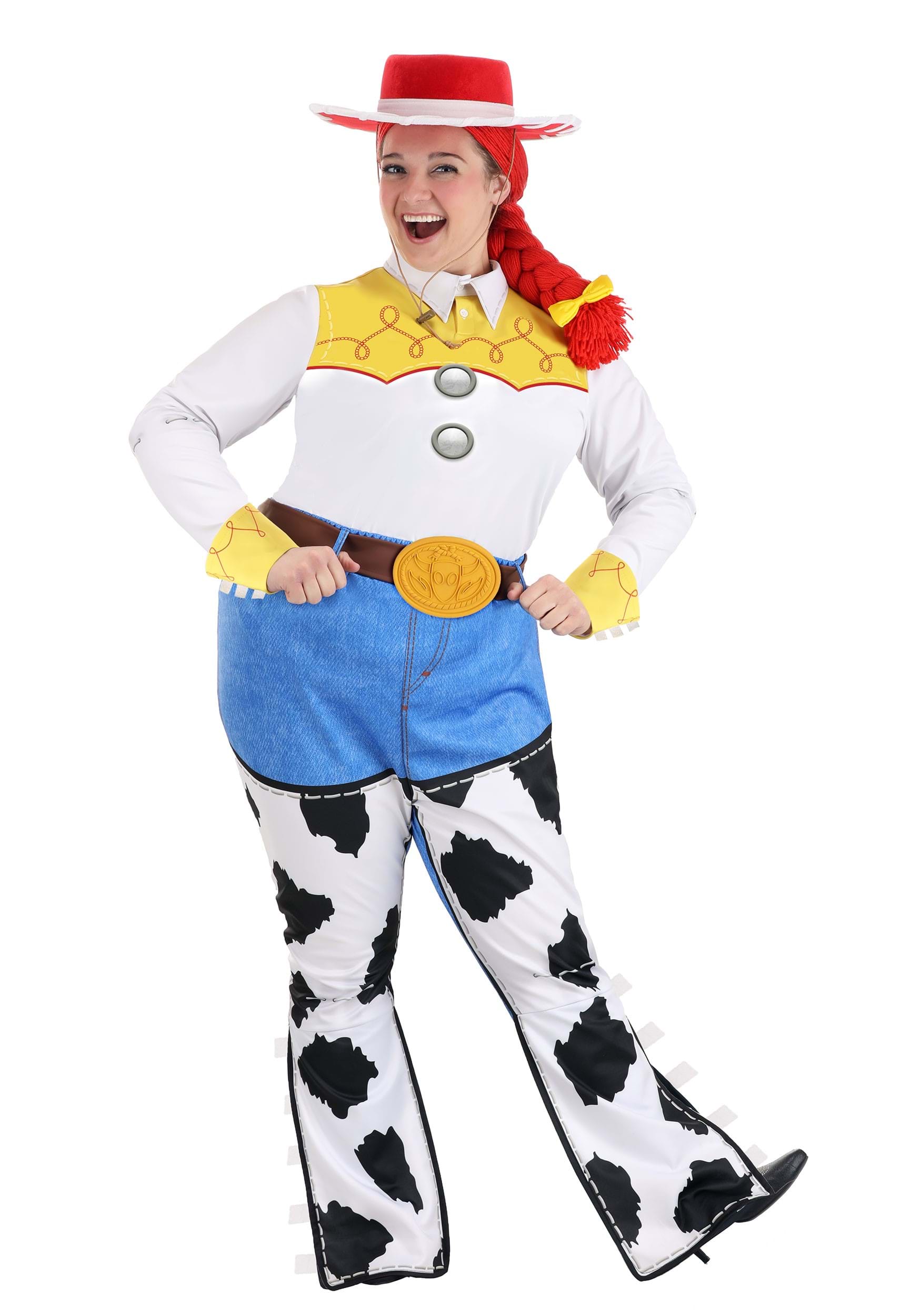 Photos - Fancy Dress Deluxe FUN Costumes Plus Size Women's  Jessie Toy Story Costume Blue/Wh 