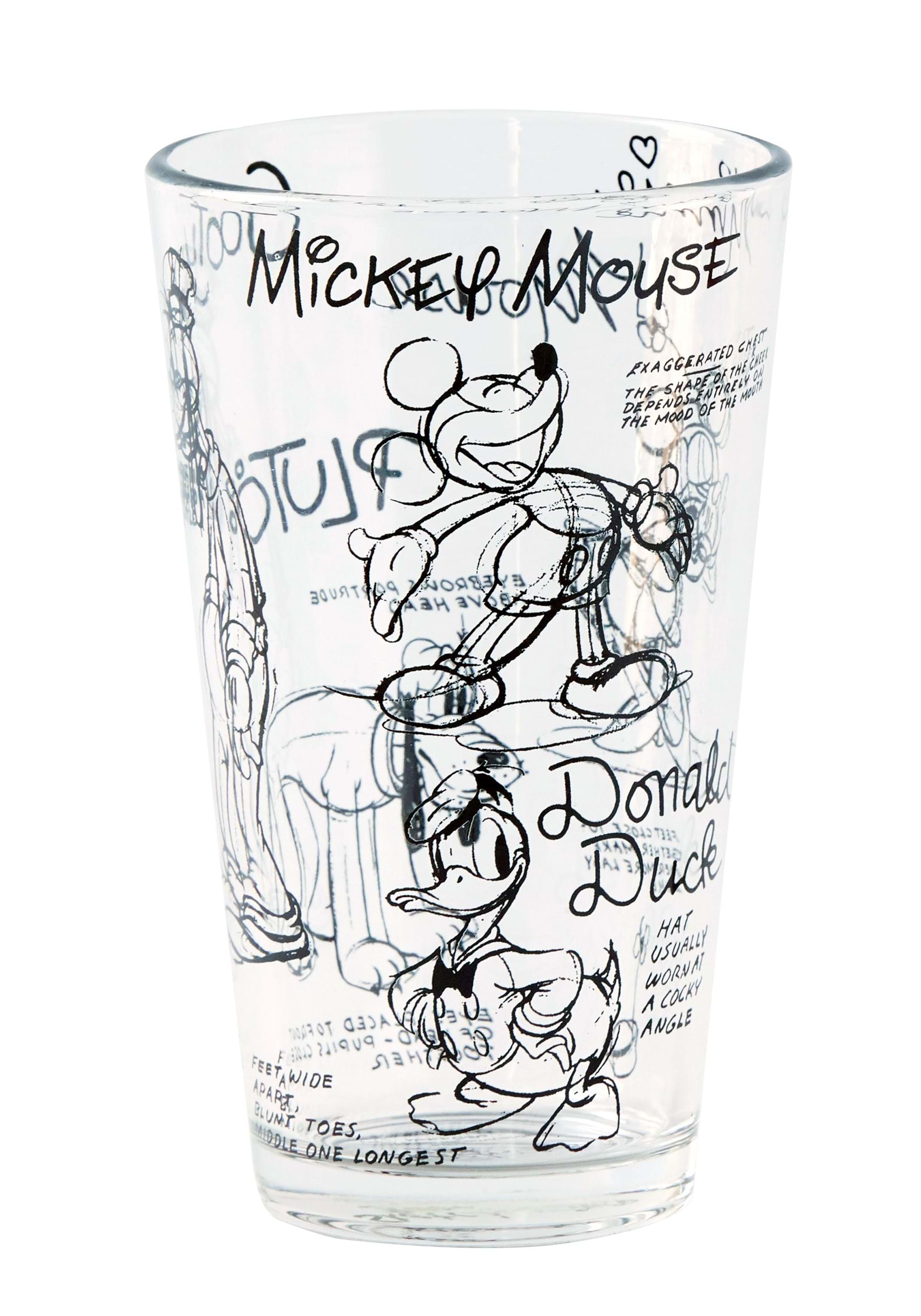 Disney Sketchbook Mickey Mouse Tumbler 4 Pack