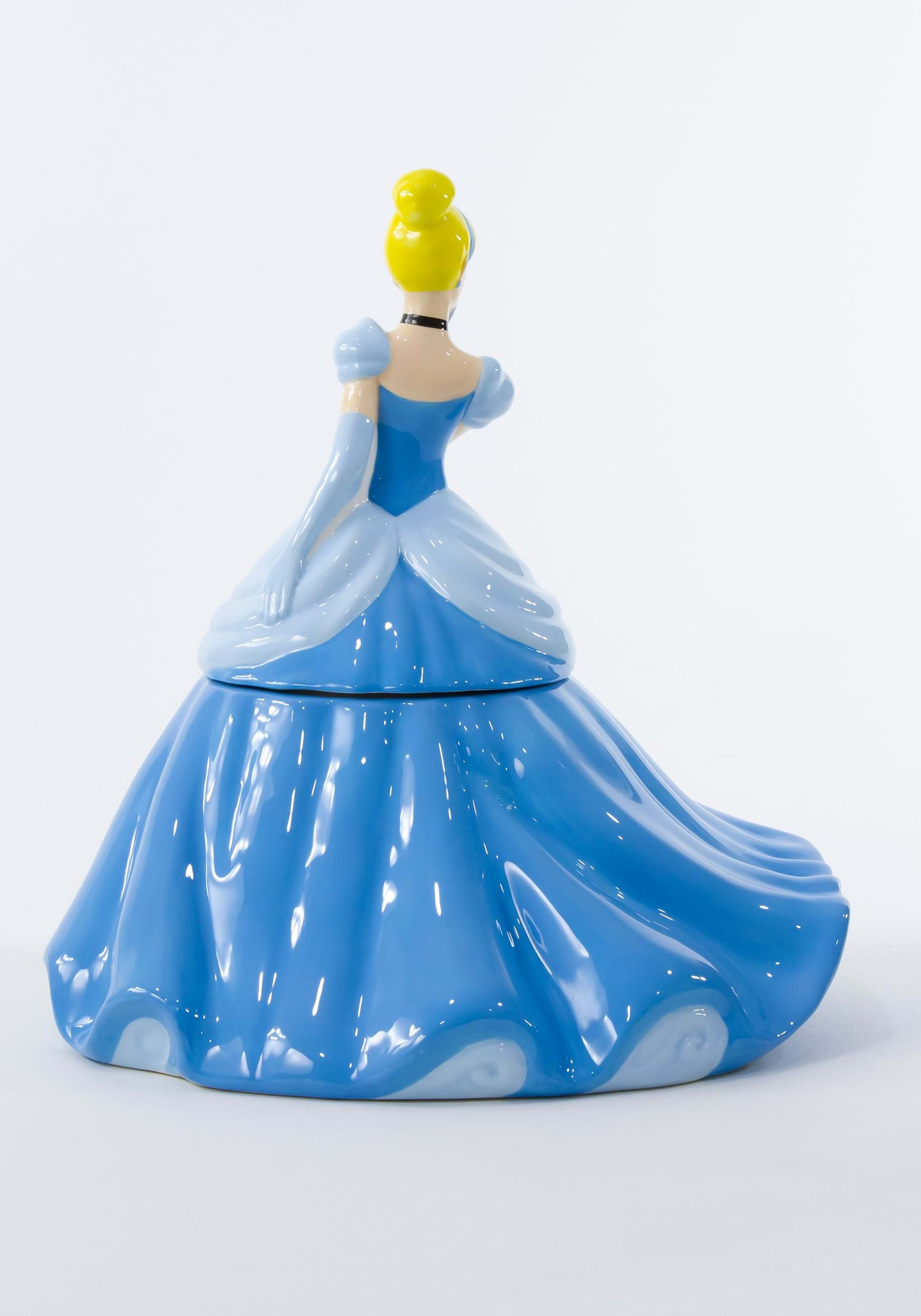 Vandor 90041 Disney Cinderella Sculpted Ceramic Cookie Jar 12 x 8 x 8 inches 