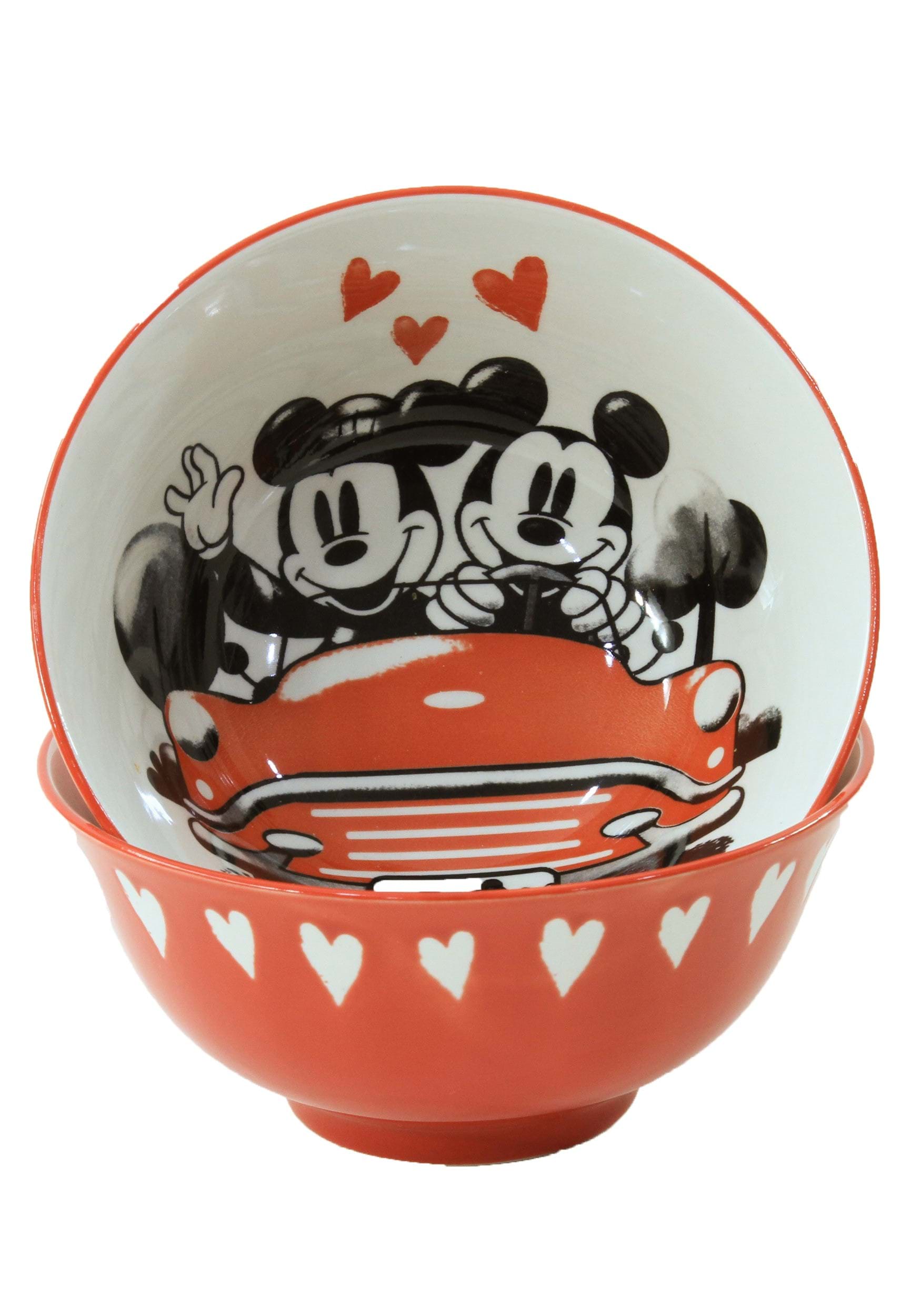 Mickey Mouse and Minnie Mouse Hello Love Tidbit Bowl