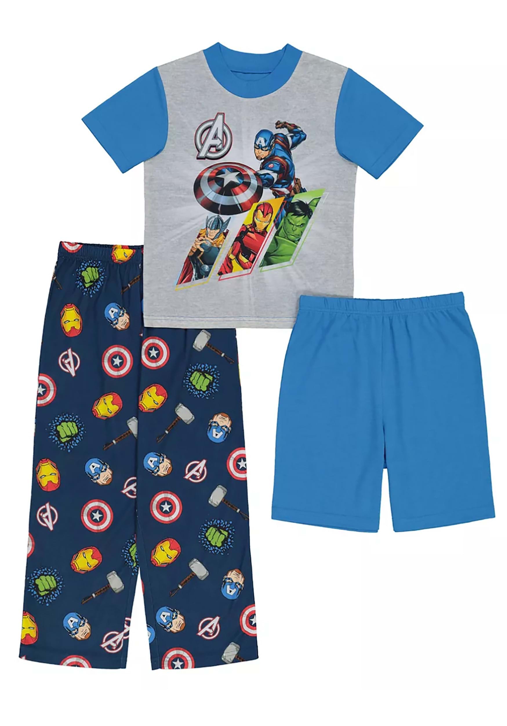 Boys I Am An Avenger 3 Pc Pajama Sleep Set , Marvel Apparel