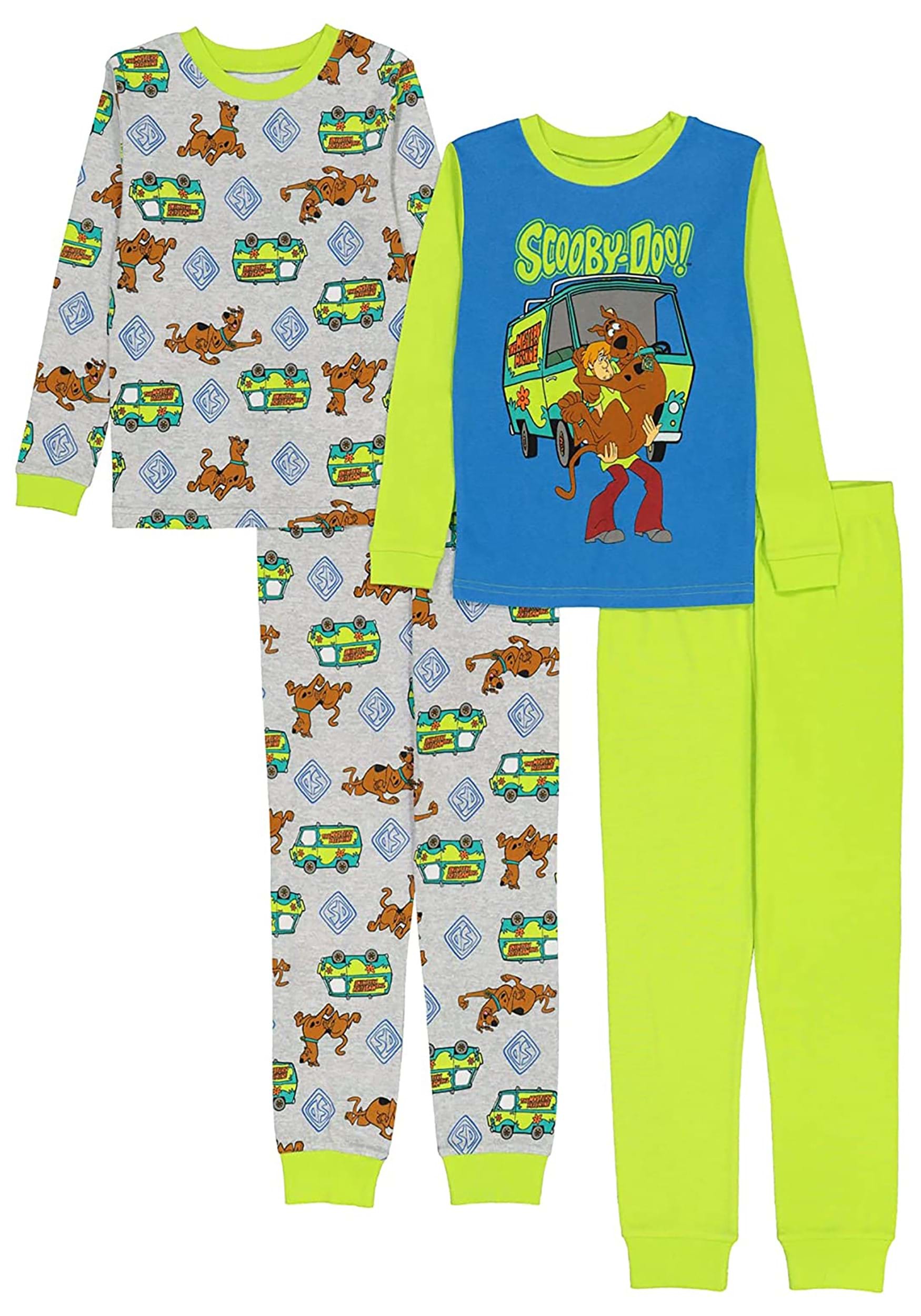 4 Piece Kids Scooby Doo Sleep Set | Scooby Doo PJs