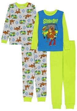 4 Pc Boys Scooby Doo Sleep Set