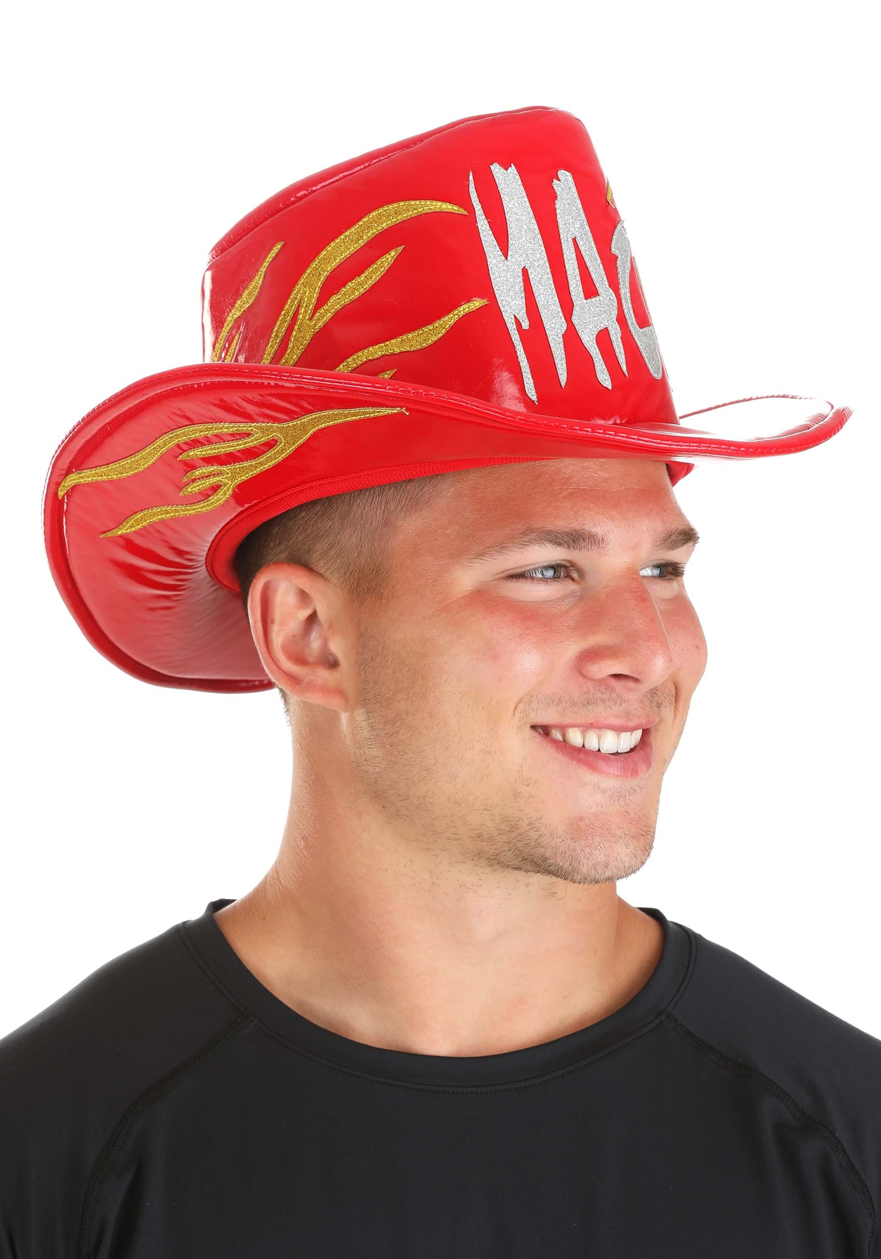 Randy Savage Deluxe Red Cowboy Hat