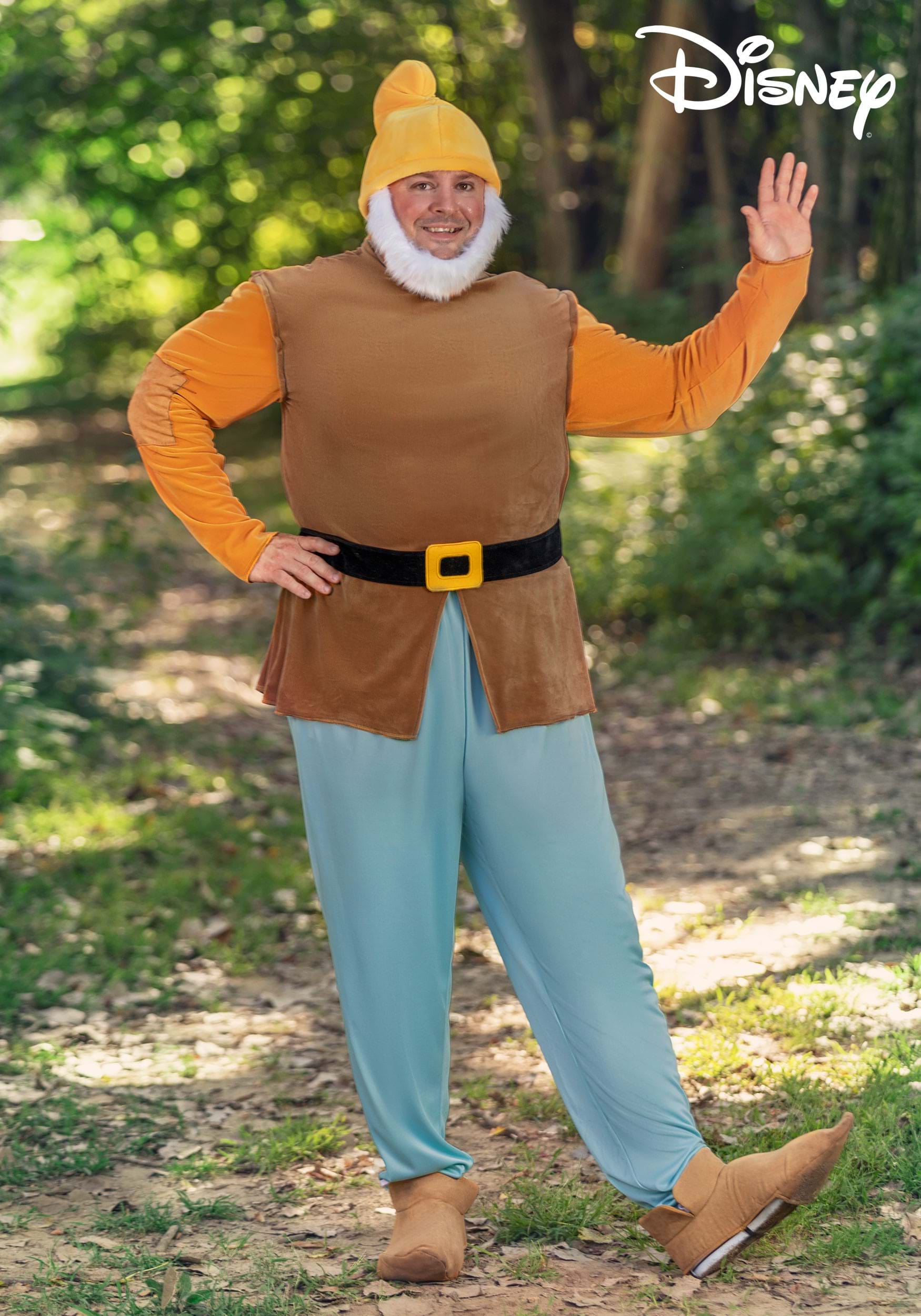 Photos - Fancy Dress Disney FUN Costumes Plus Size Happy Dwarf Costume | Exclusive  Costumes Yel 