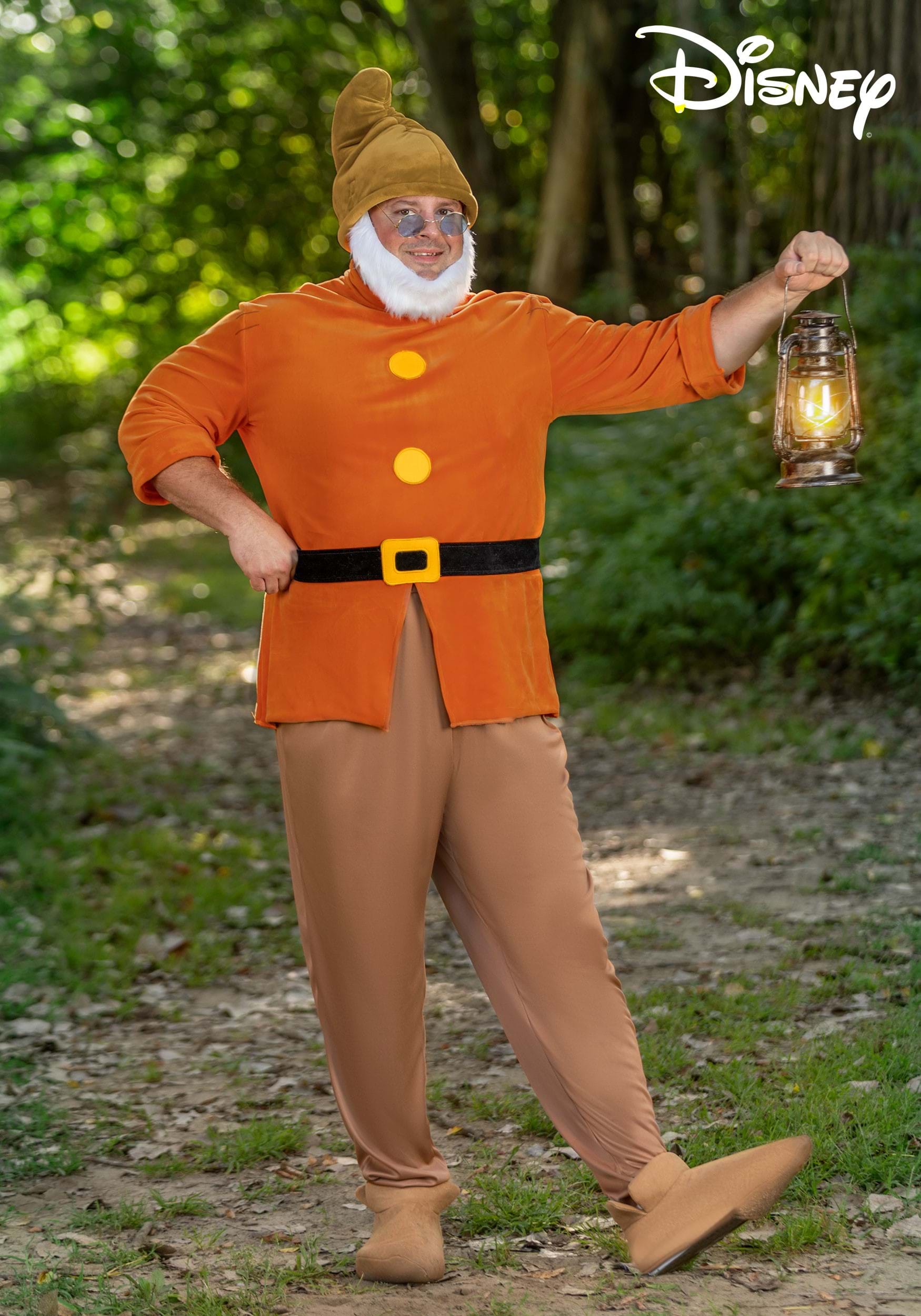 Photos - Fancy Dress FUN Costumes Plus Size Snow White Doc Dwarf Men's Costume | Disney Costume