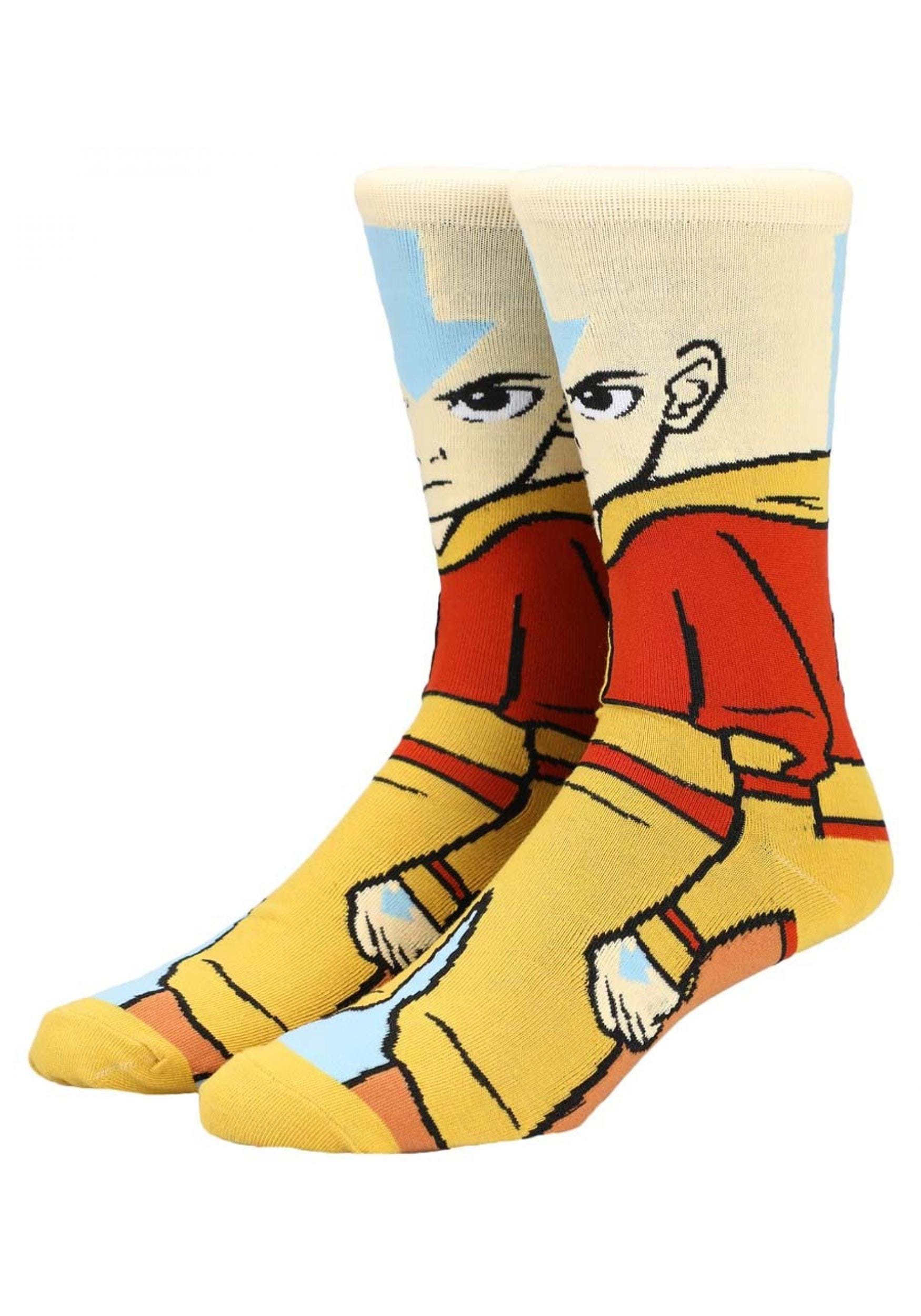 Aang 360 Character Socks from Avatar the Last Airbender