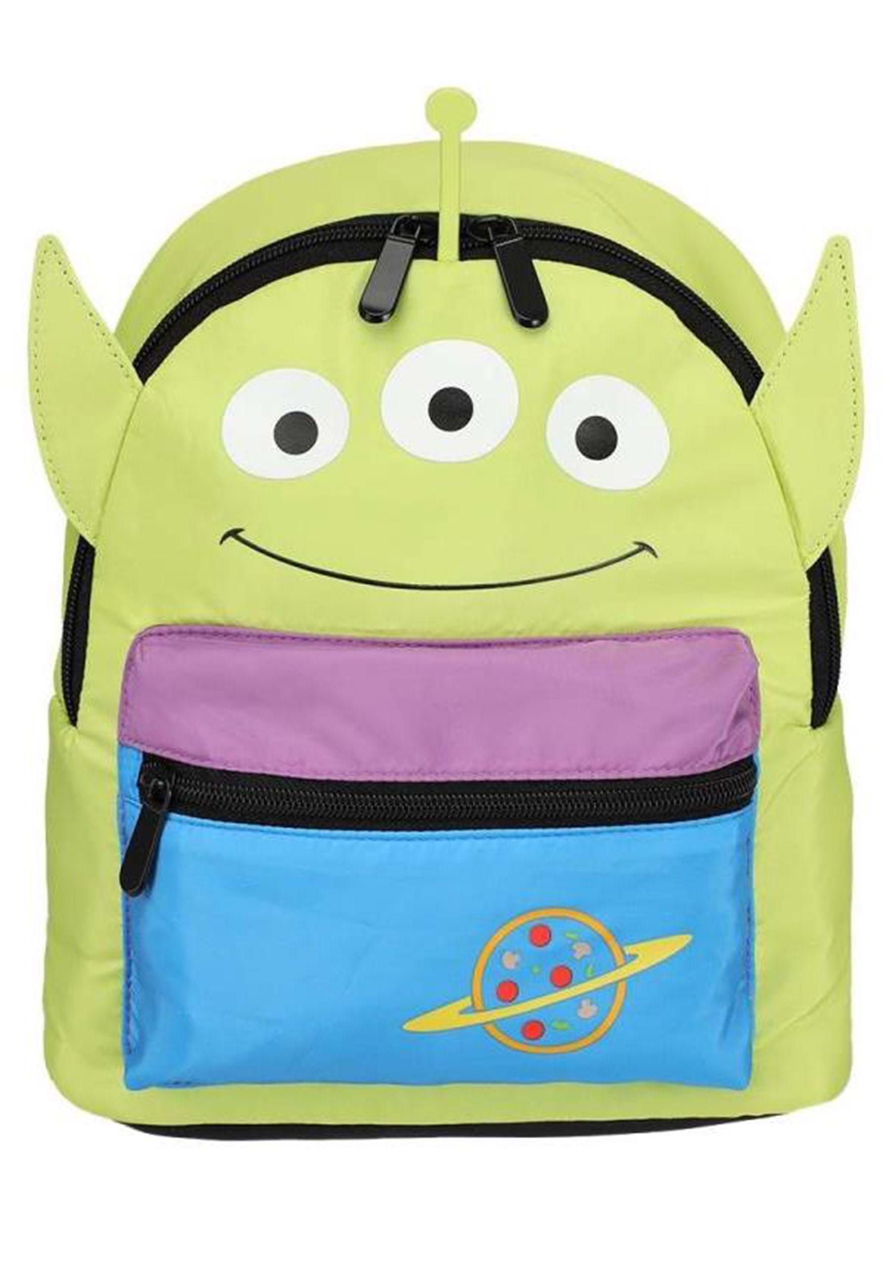 Mini Pixar Toy Story Little Green Men Decorative 3D Backpack