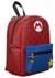 Super Mario Red Checkered Mini Backpack Alt 1