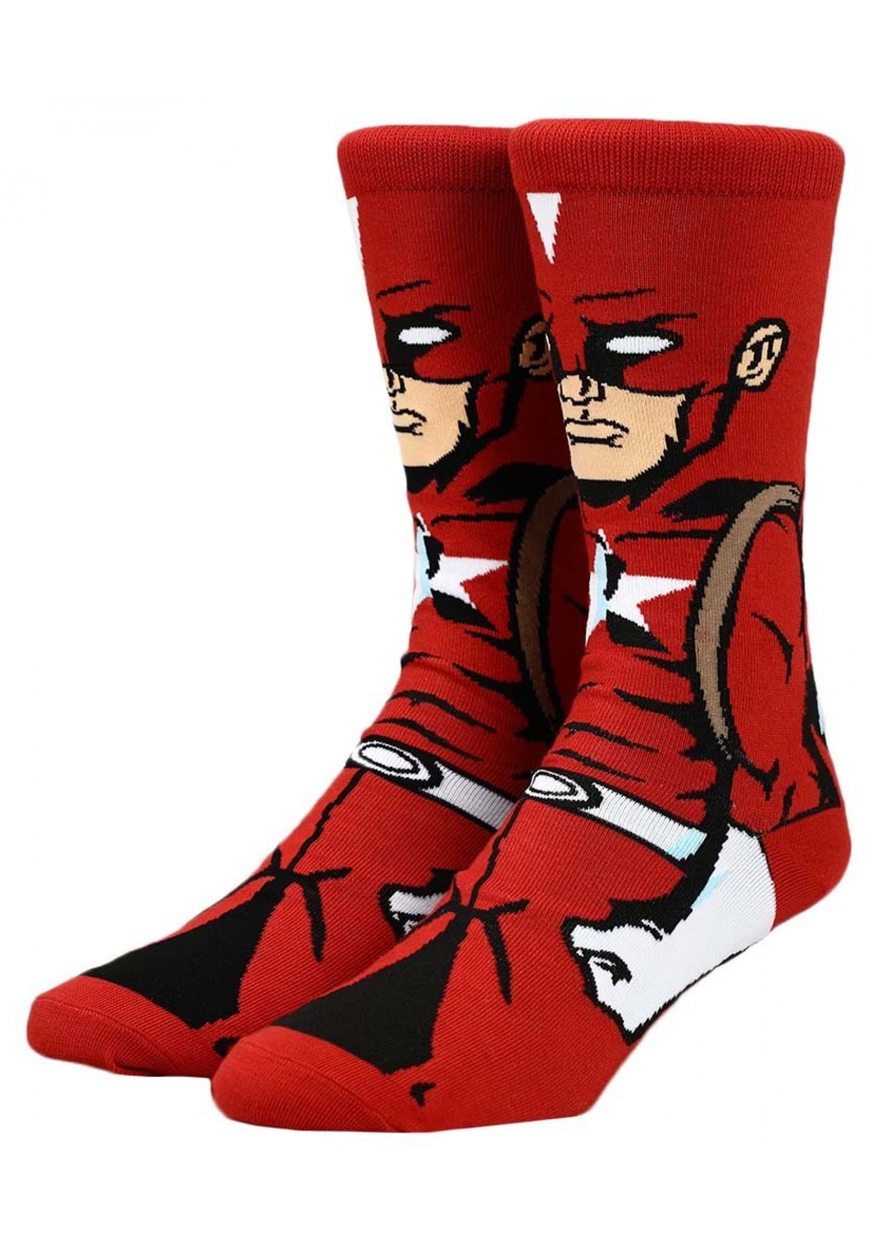 Black Widow Red Guardian Marvel 360 Character Socks
