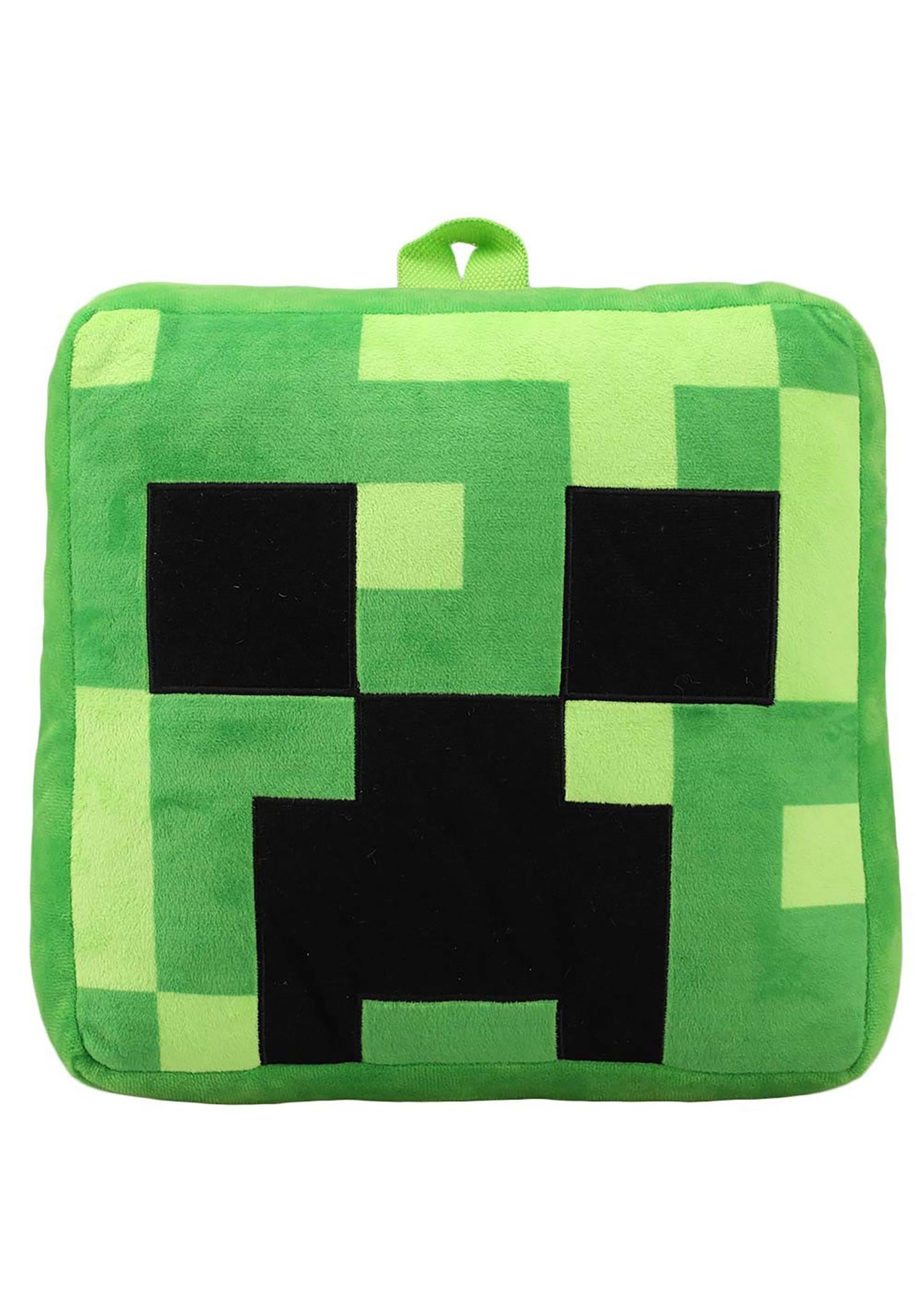 Minecraft Creeper Pillow Backpack for Kids