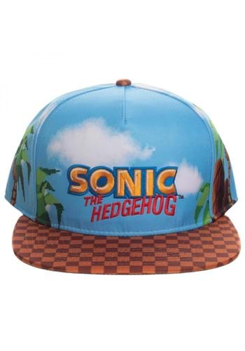 Sonic All Over Print With Embroidery Snapback Hat